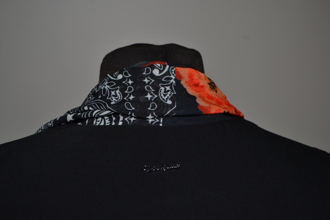 Desigual Desigual Blazer Jacket Career Office Handkerchief Wanita Size L / US 10 / IT 46 - 7 Thumbnail