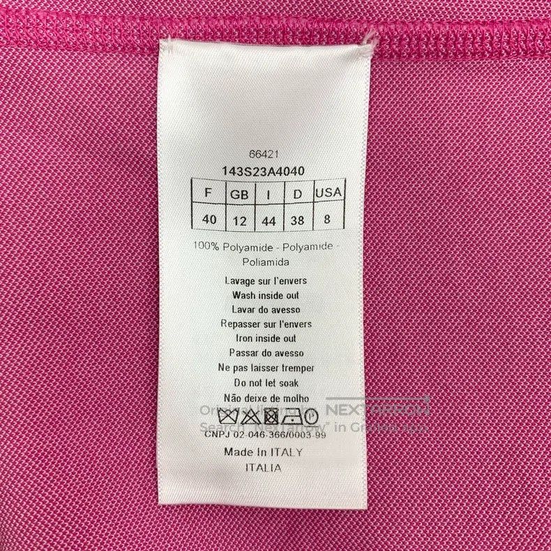 Dior Dior Pink logo jacquard full-print round-neck short-sleeve Size S / US 4 / IT 40 - 7 Thumbnail