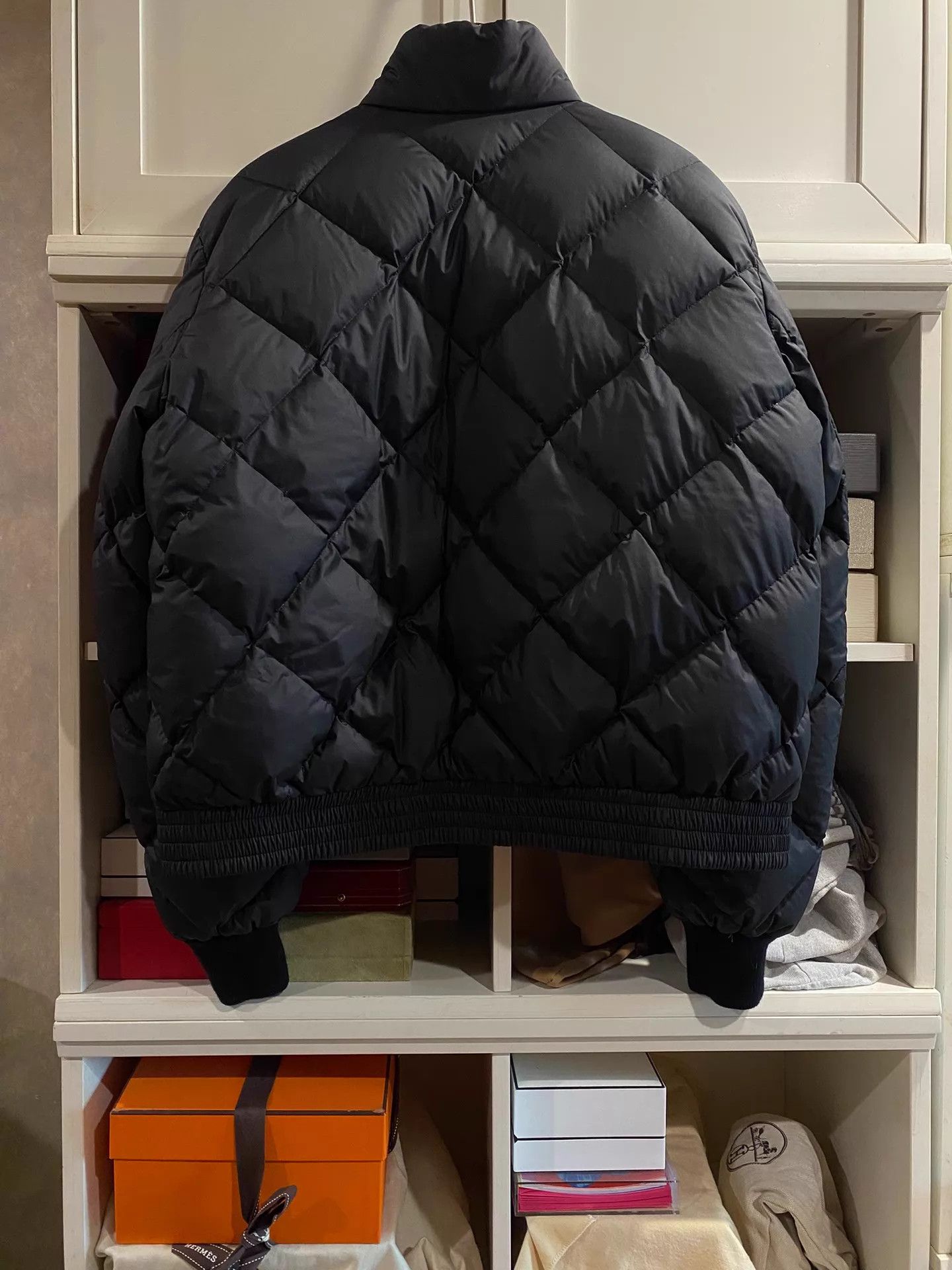 Hermes Hermes Reversible Diamond Quilted Down Jacket Sz 38 Size S / US 4 / IT 40 - 2 Thumbnail