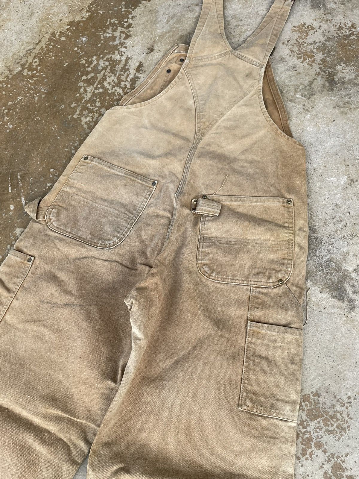 Carhartt Vintage 80s Carhartt Double Knee Pant Overalls Jumpsuits Size US 34 / EU 50 - 8 Thumbnail