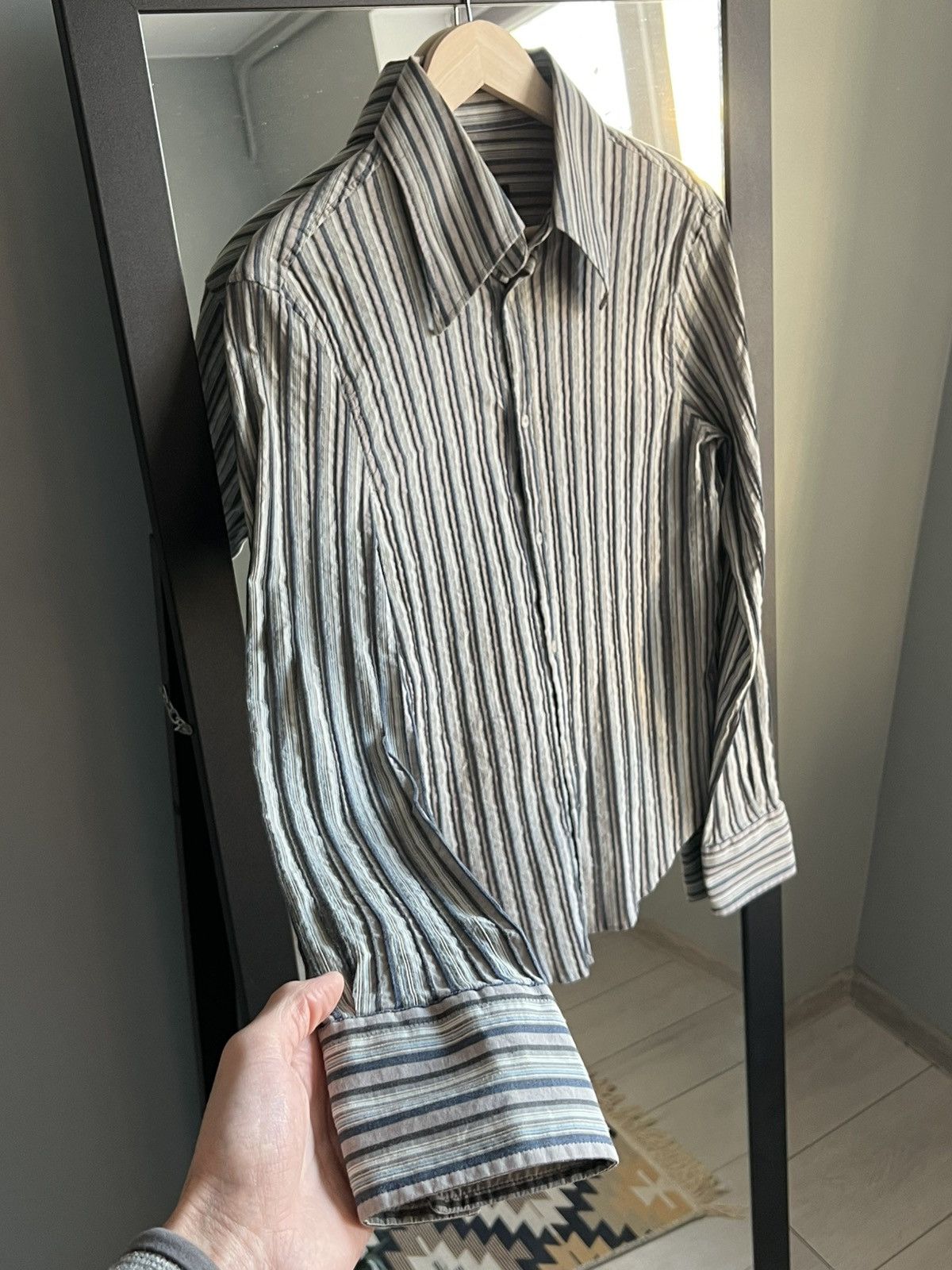 Just Cavalli Just Cavalli Stripped Dress Shirt Size XL / US 12-14 / IT 48-50 - 5 Thumbnail