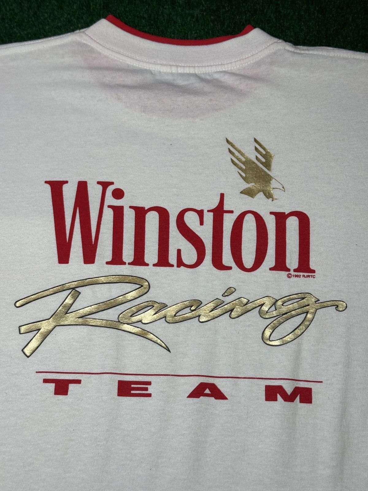 Vintage Vintage 90s Winston Racing Team XL Pocket Tee T Shirt Size US XL / EU 56 / 4 - 2 Thumbnail