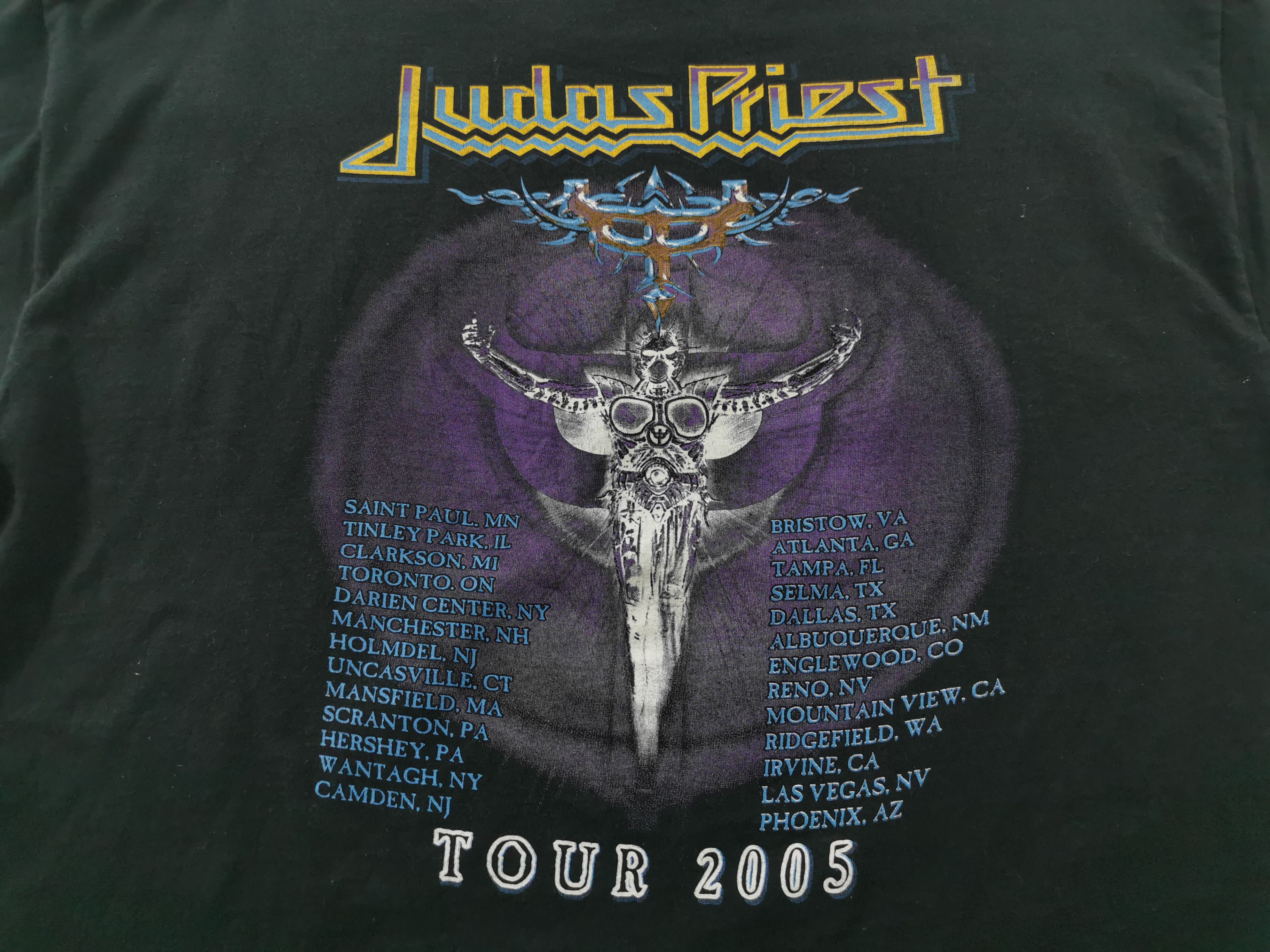 Band Tees Judas Priest Angel Of Retribution Tour 2005 Tee Made In USA Size US M / EU 48-50 / 2 - 5 Thumbnail