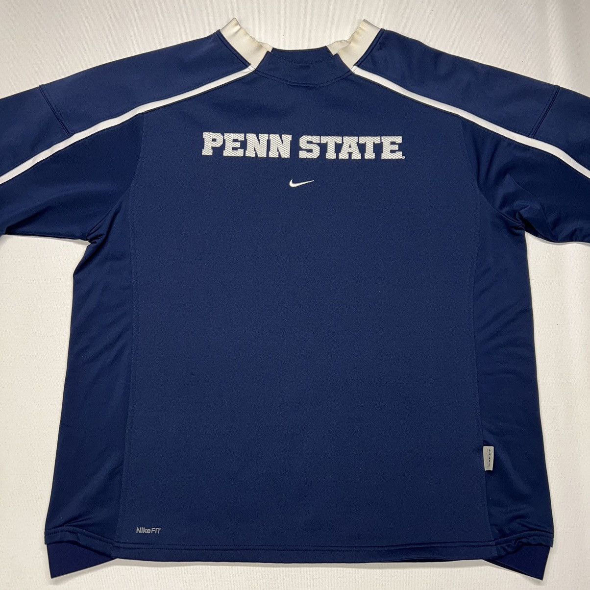 Nike × Vintage Nike Fit Penn State Crewneck Blue Sweatshirt Team Sweater Size US XL / EU 56 / 4 - 2 Thumbnail