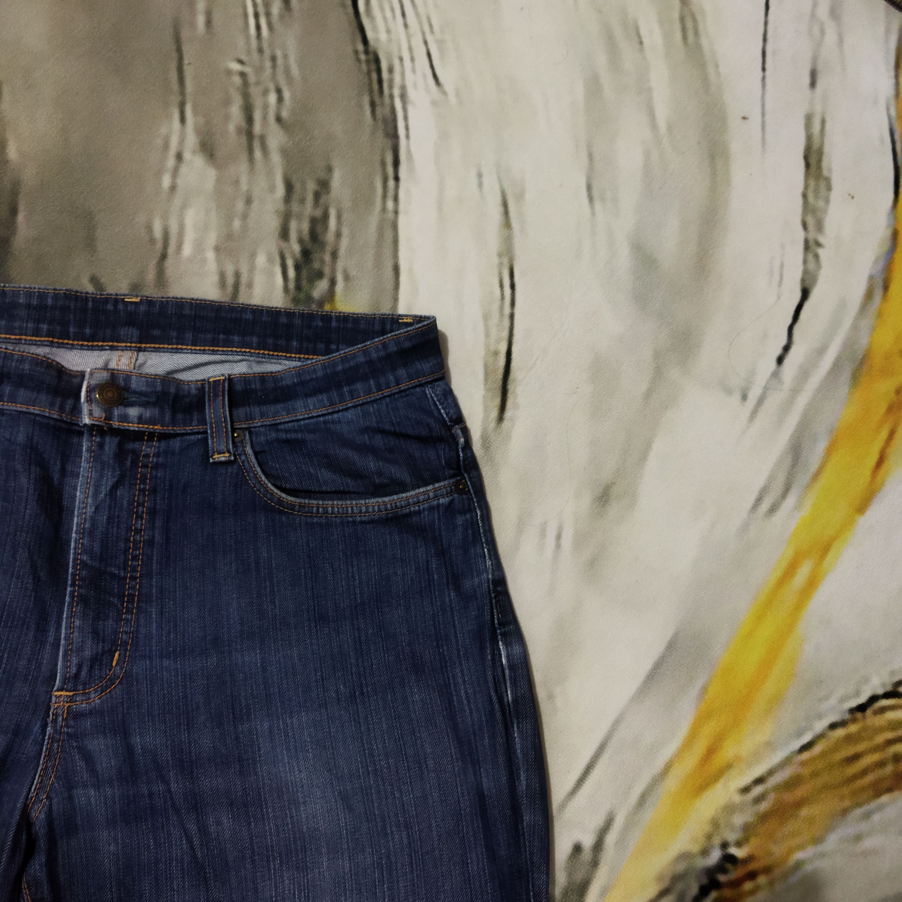 Edwin × Vintage VINTAGE EDWIN DESTRESSED BLUE JEANS PANTS Size US 34 / EU 50 - 5 Thumbnail