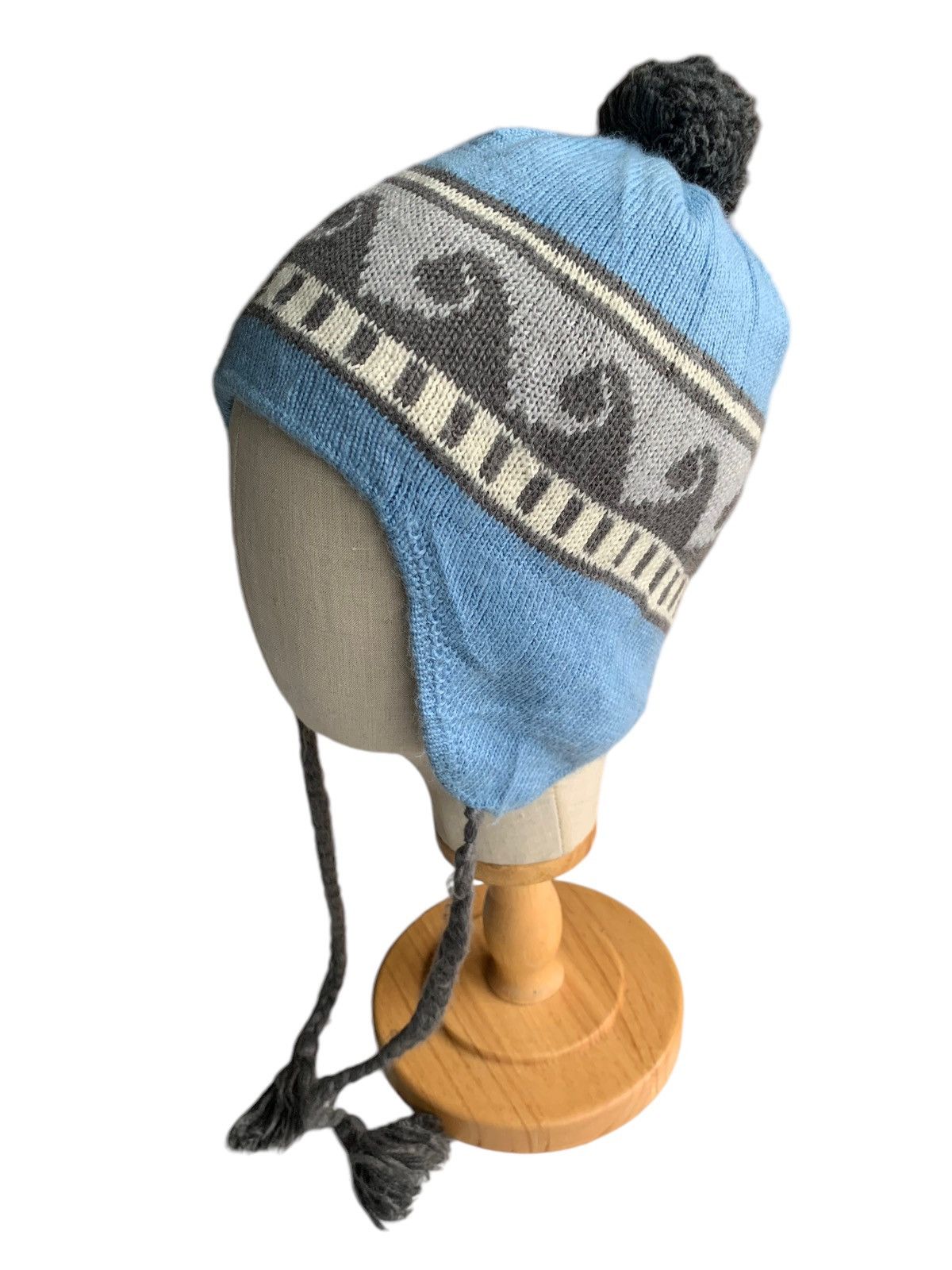 Japanese Brand × Kapital × Vintage Knitted Earflap Nice Design Winter Sessions Beanie Hats Size ONE SIZE - 6 Thumbnail
