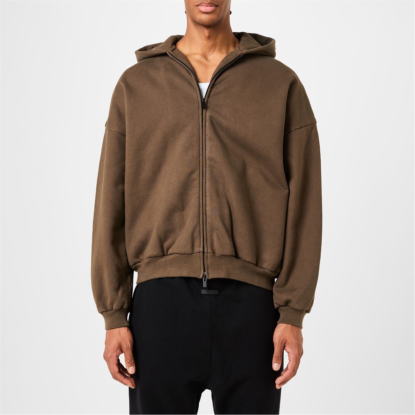 Fear of God Zip Up Cotton Hoodie Size US L / EU 52-54 / 3 - 1 Thumbnail