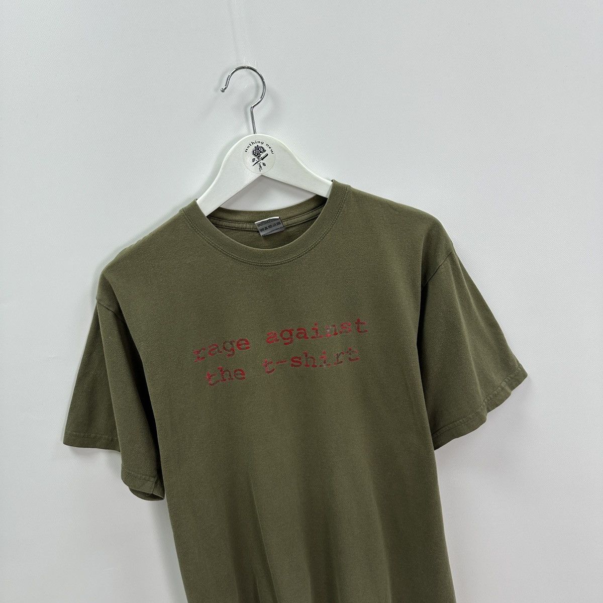 Vintage Vintage 90s Rage Against the t-shirt Sun faded tee y2k humor Size US S / EU 44-46 / 1 - 2 Thumbnail