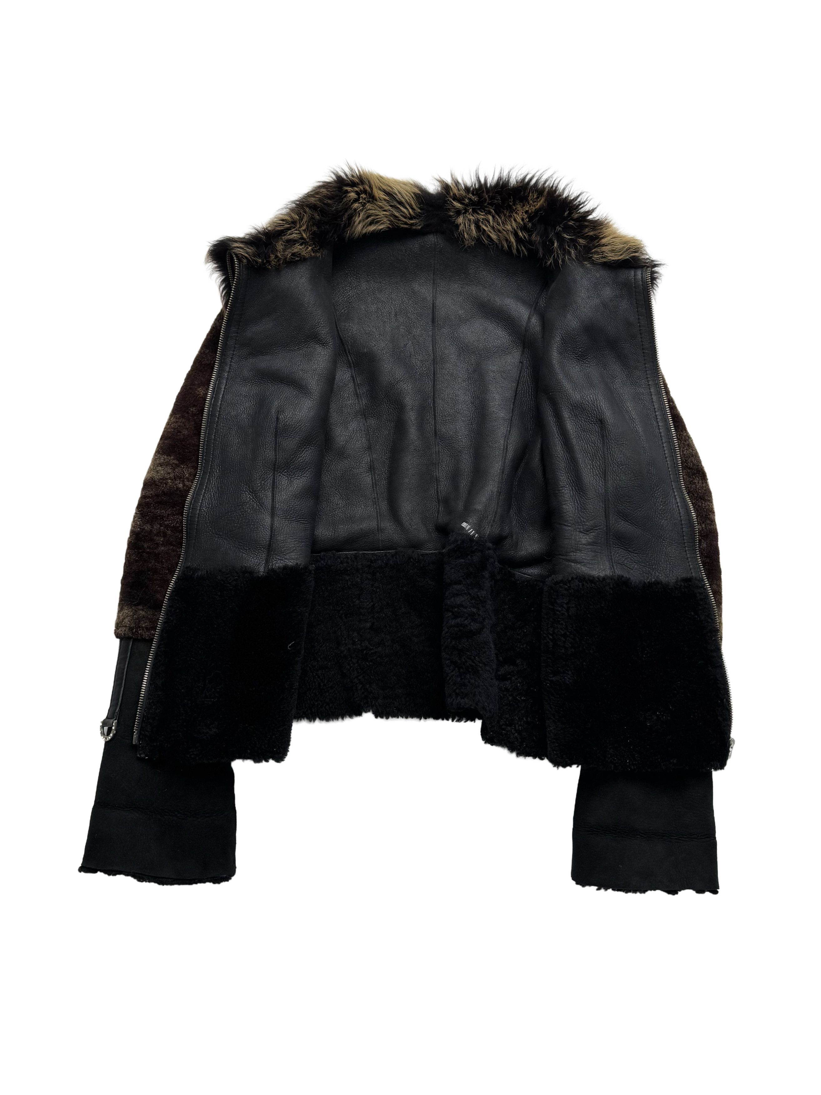 Vintage Vintage Real Sheepskin Cropped Jacket Size M / US 6-8 / IT 42-44 - 12 Thumbnail