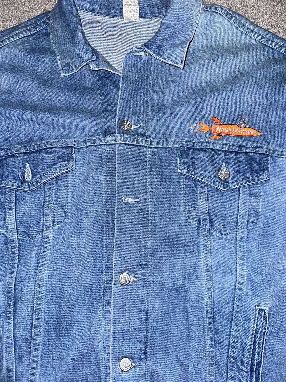 Nickelodeon × Vintage Vintage 90’s Nickelodeon Nick at Nite Denim Jacket Size US XL / EU 56 / 4 - 3 Thumbnail