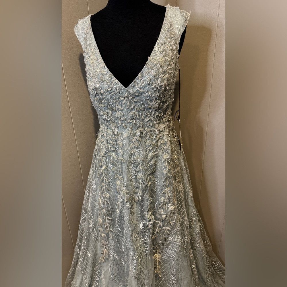 Mac Duggal Mac Duggal Sz 4 Formal Sequin Wedding Prom Dance Lace Maxi Size S / US 4 / IT 40 - 9 Thumbnail