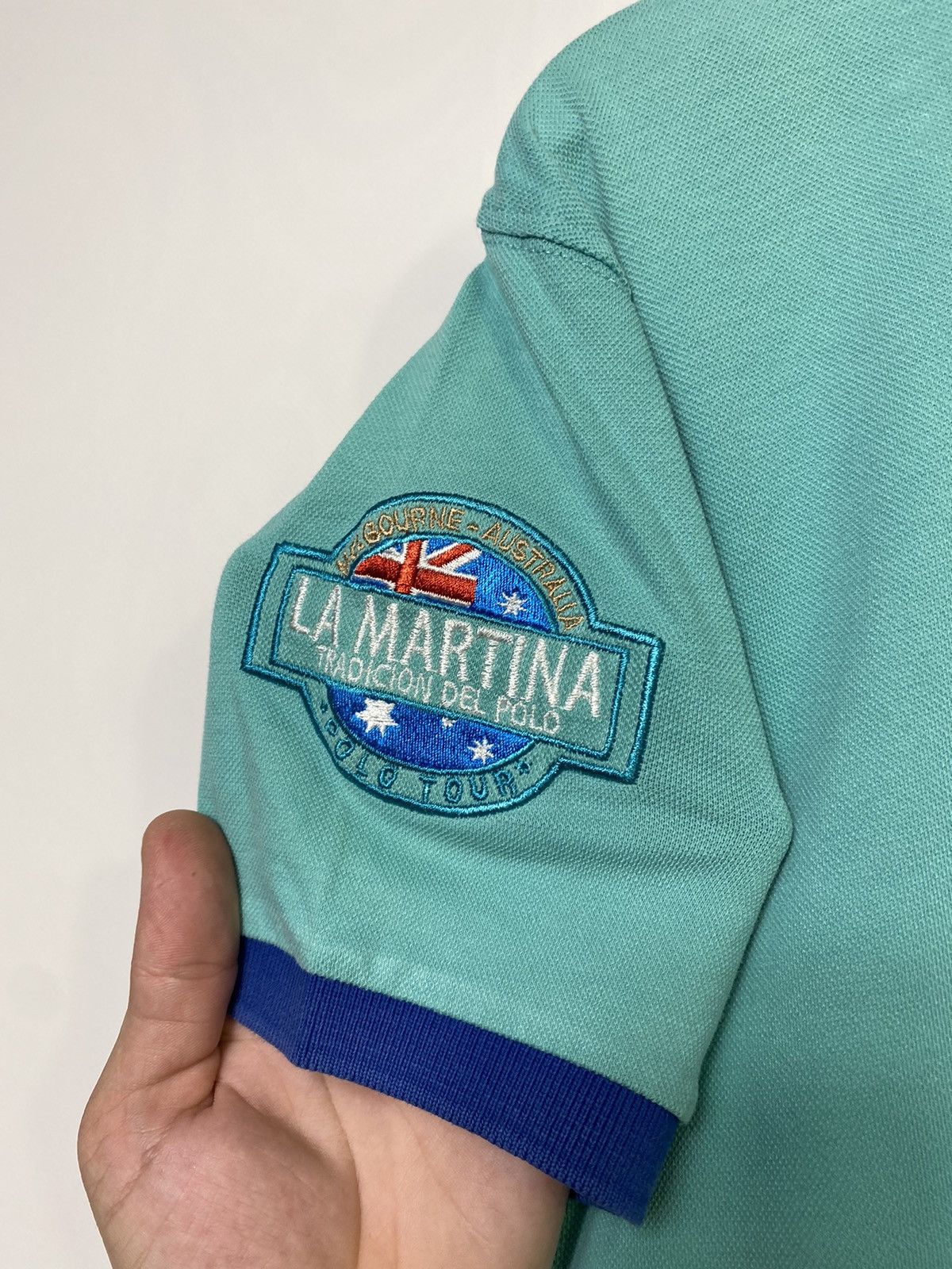 La Martina × Vintage Rare LA MARTINA Chief Keef Style Mens Polo T-shirt Size US L / EU 52-54 / 3 - 5 Thumbnail