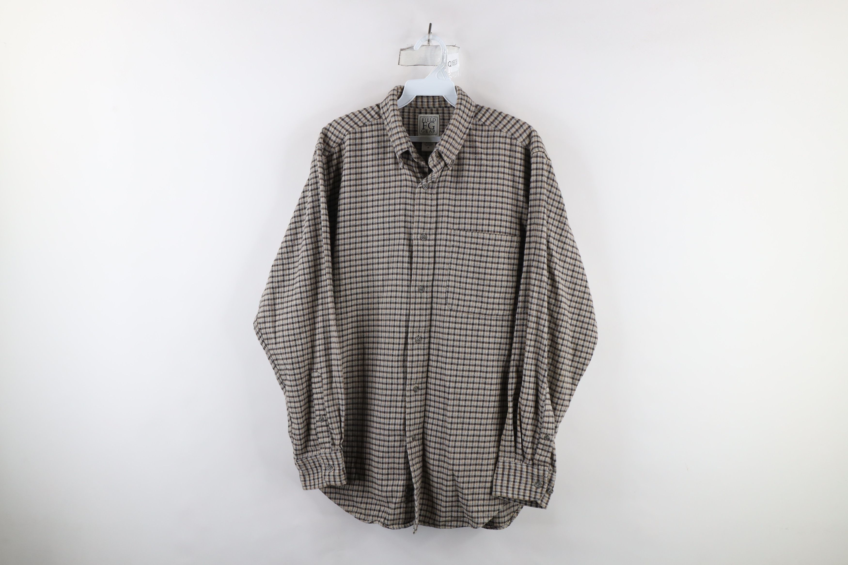 Vintage Vintage 90s Streetwear Flannel Button Down Shirt Plaid Size US M / EU 48-50 / 2 - 1 Thumbnail