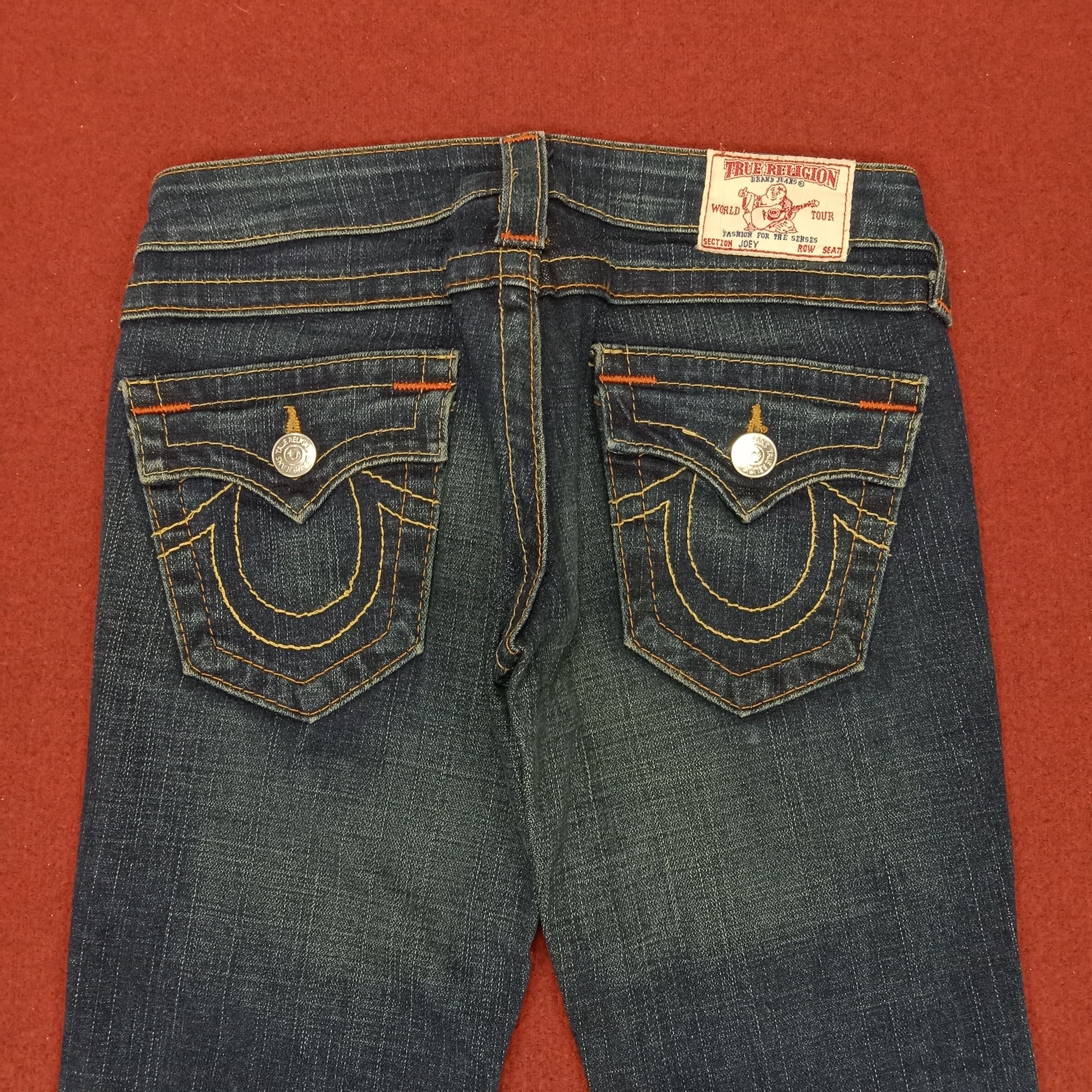 Vintage True Religion Fashion Style Streetwear Bootcut Jeans Size 27" / US 4 / IT 40 - 2 Thumbnail