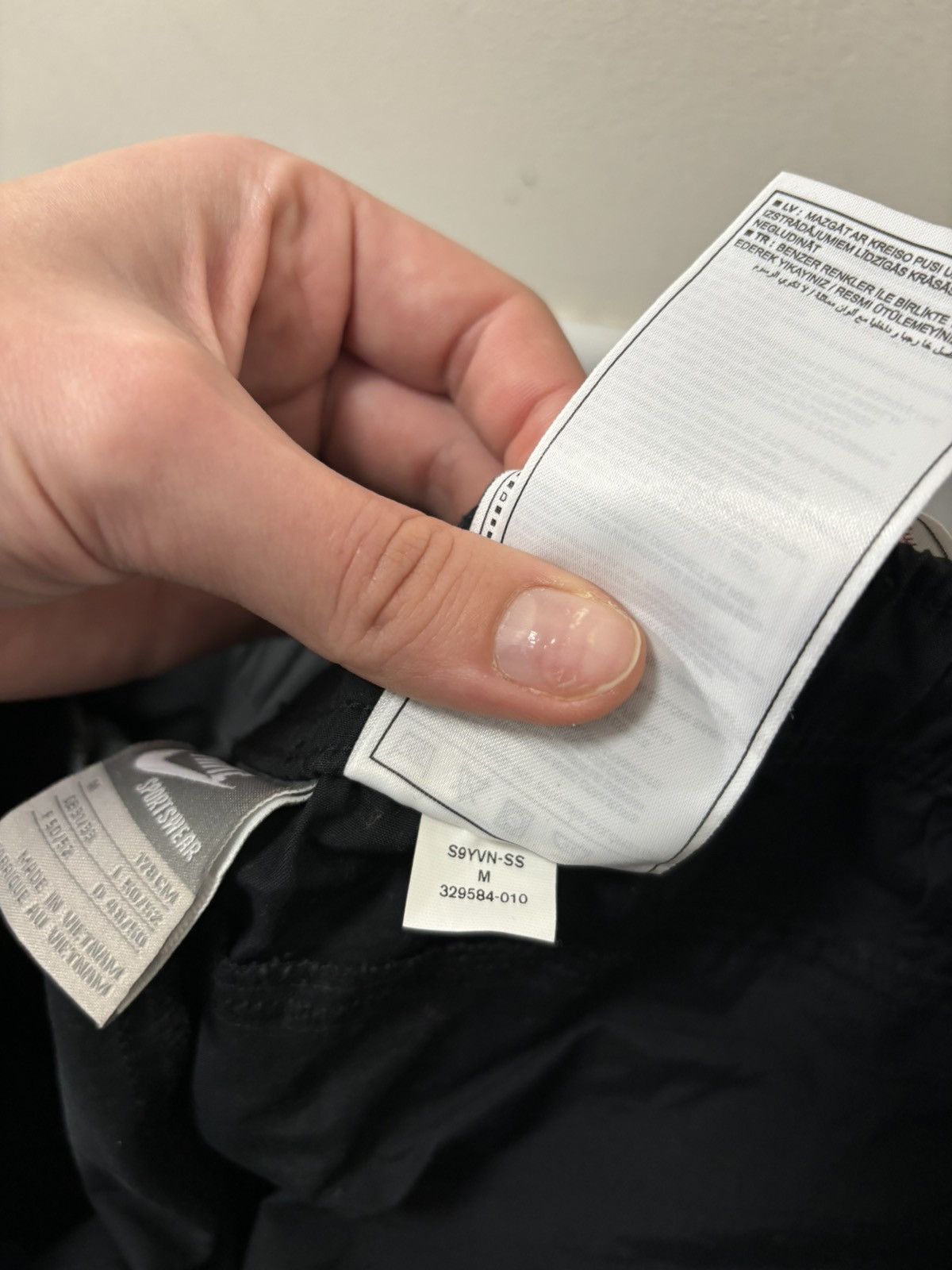 Nike Vintage Nike Air Y2K 0.0.9 Rare Tech Black Baggy Track Pants Size US 32 / EU 48 - 19 Thumbnail