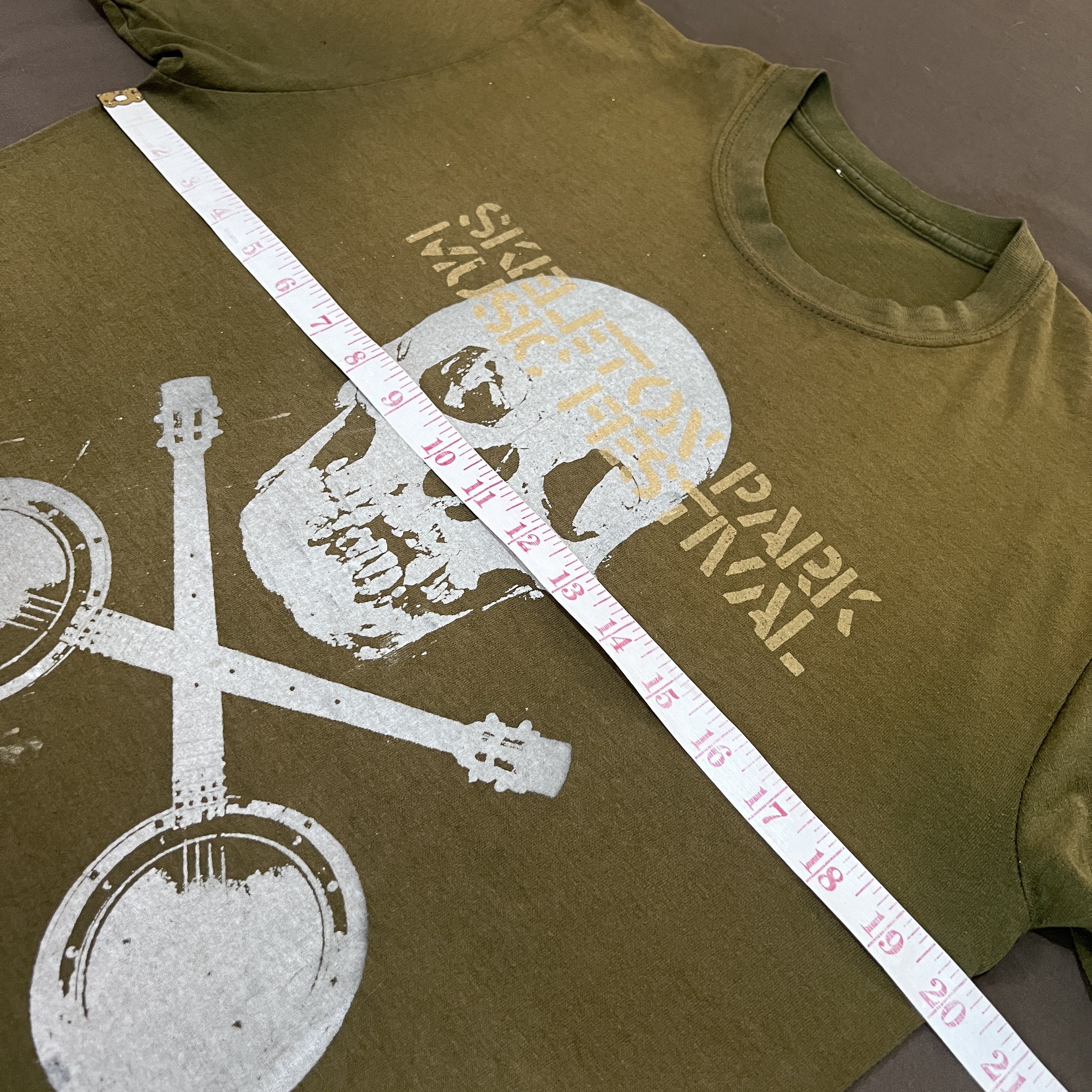 Grateful Dead × Vintage Vintage Skeleton Park Music Festival Promo Tee Faded Size US M / EU 48-50 / 2 - 14 Thumbnail