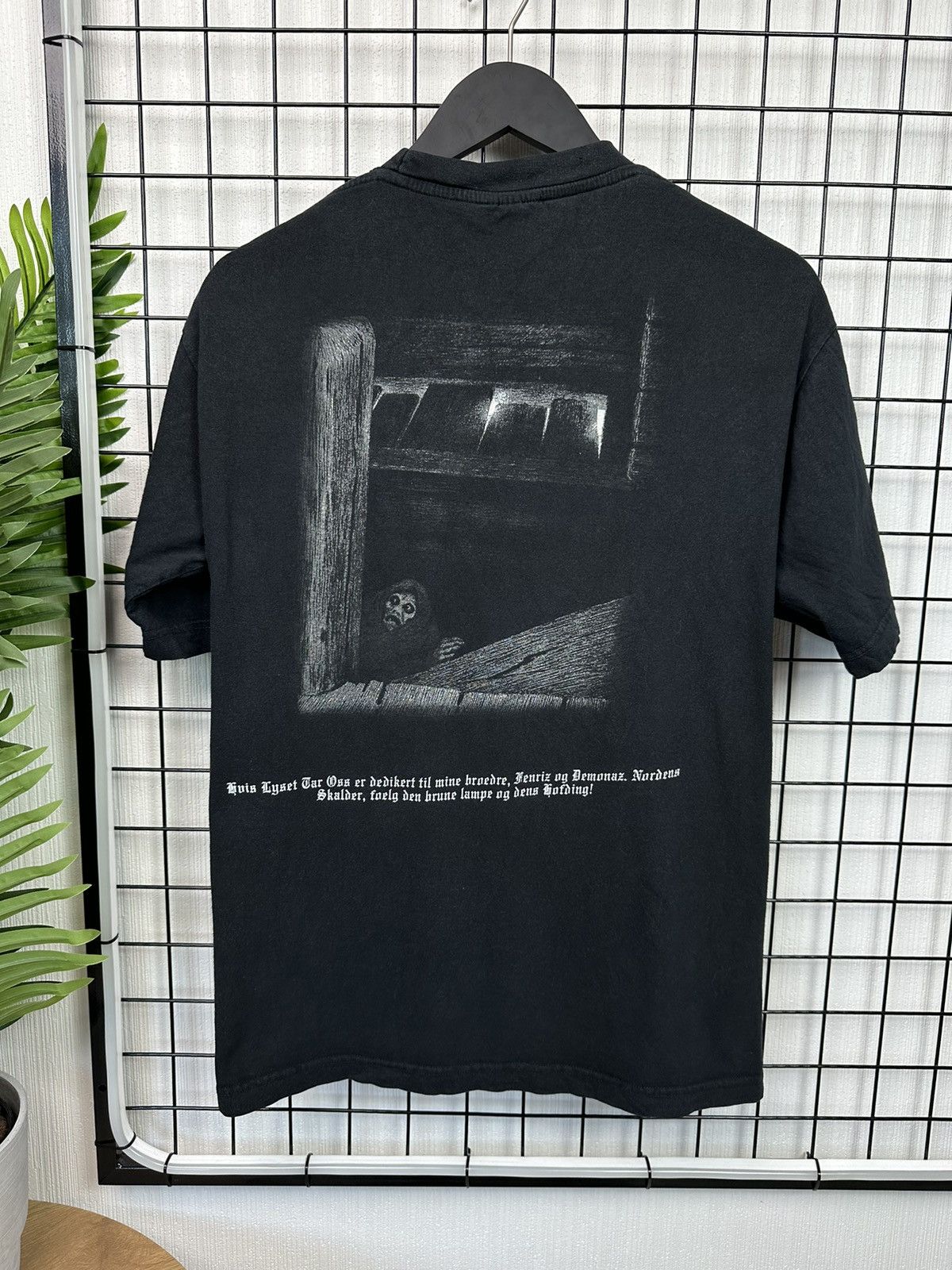 Band Tees × Vintage Vintage rare 90s Burzum Hvis lyset tar oss T-shirt Men L Size US L / EU 52-54 / 3 - 13 Thumbnail