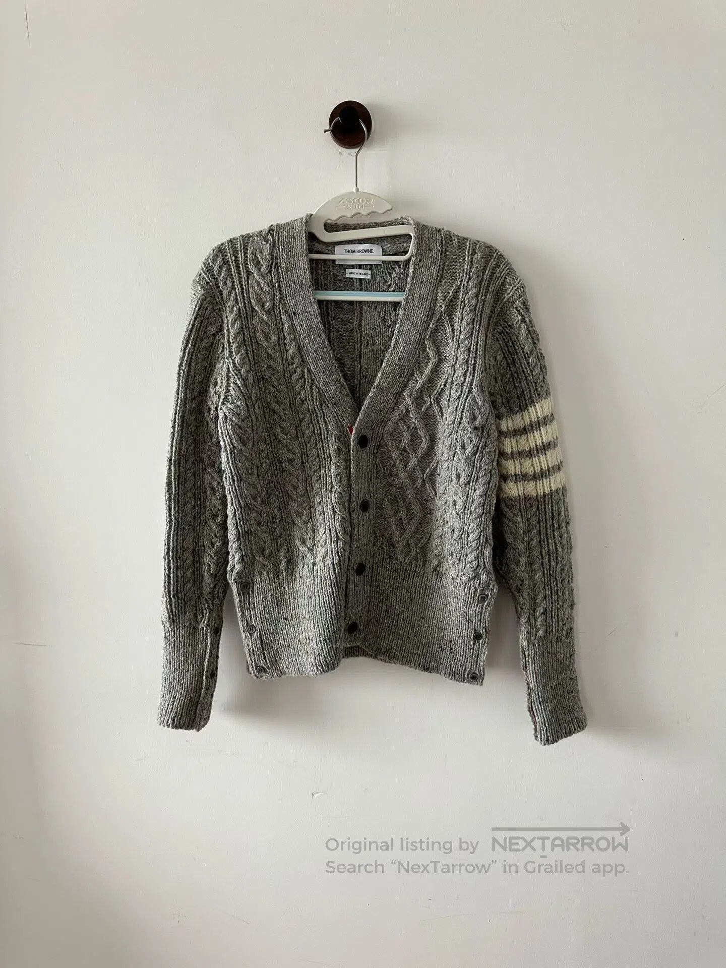 Other Thom Browne Grey Wool Cardigan| Size US S / EU 44-46 / 1 - 1 Thumbnail