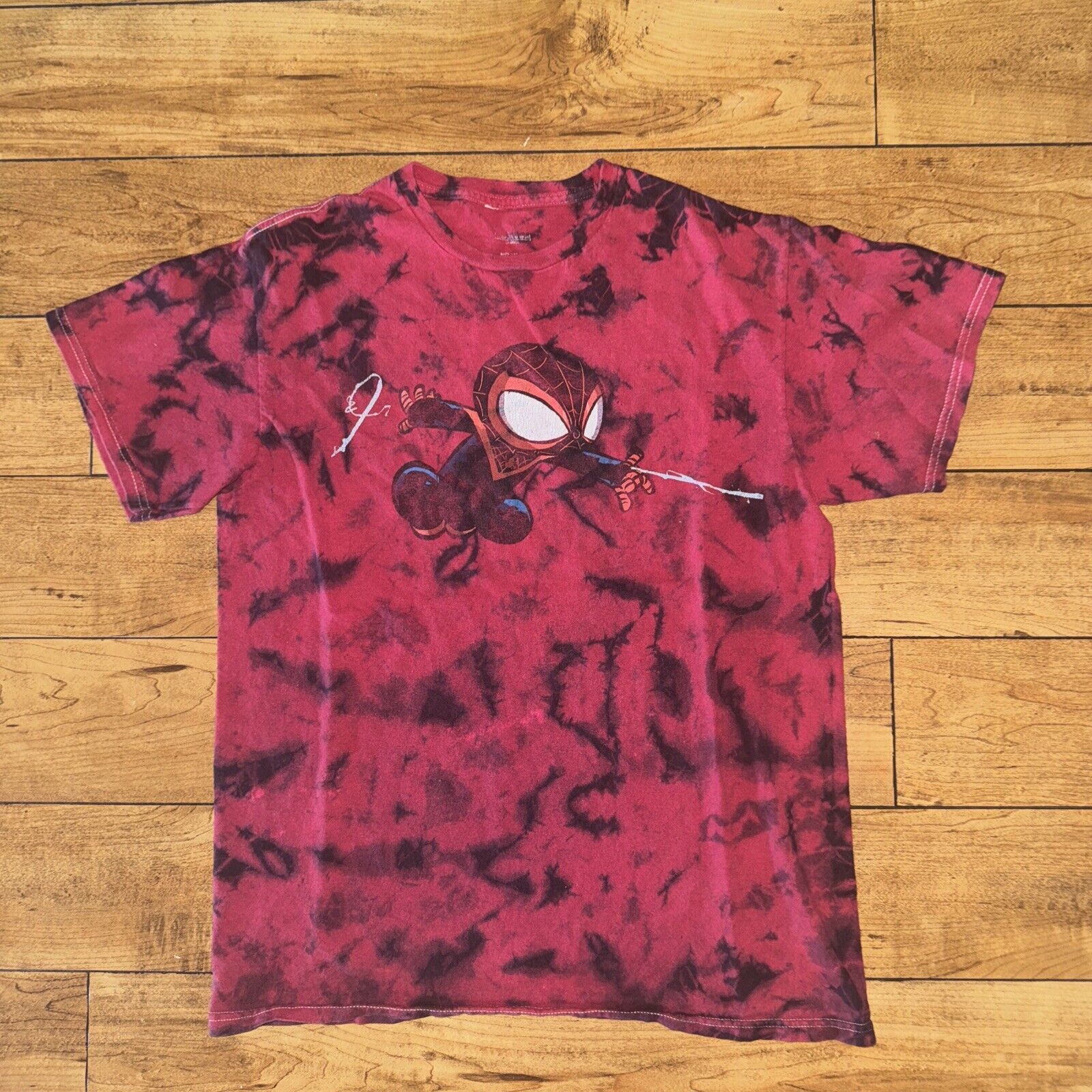 Band Tees × Japanese Brand × Marvel Comics Marvel Spider-Man T-Shirt Red Medium 18x25 Size US M / EU 48-50 / 2 - 1 Thumbnail