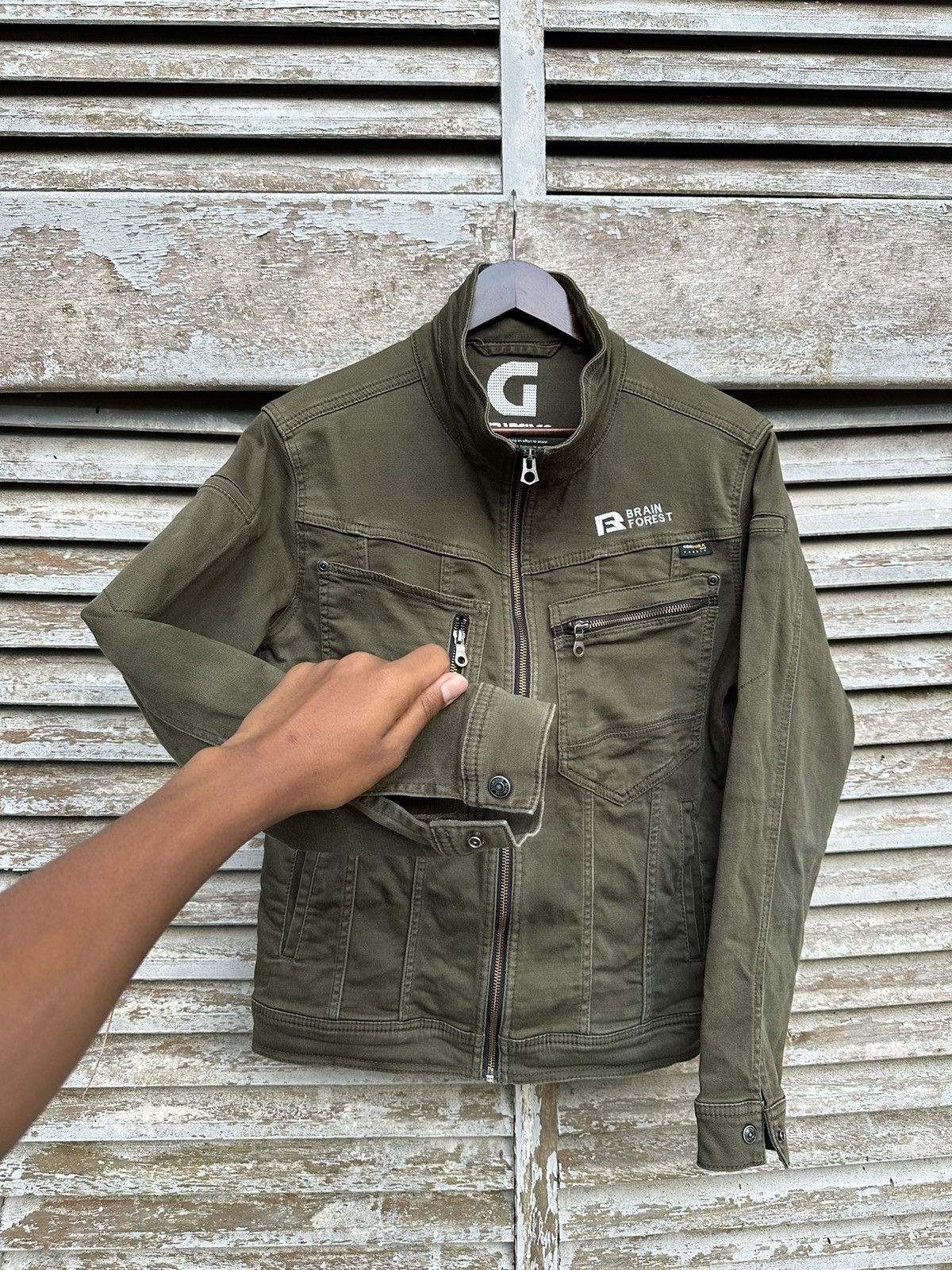 Japanese Brand 👹Grancisco X Cordura Detroit Style Military Green Jacket Size US S / EU 44-46 / 1 - 9 Thumbnail