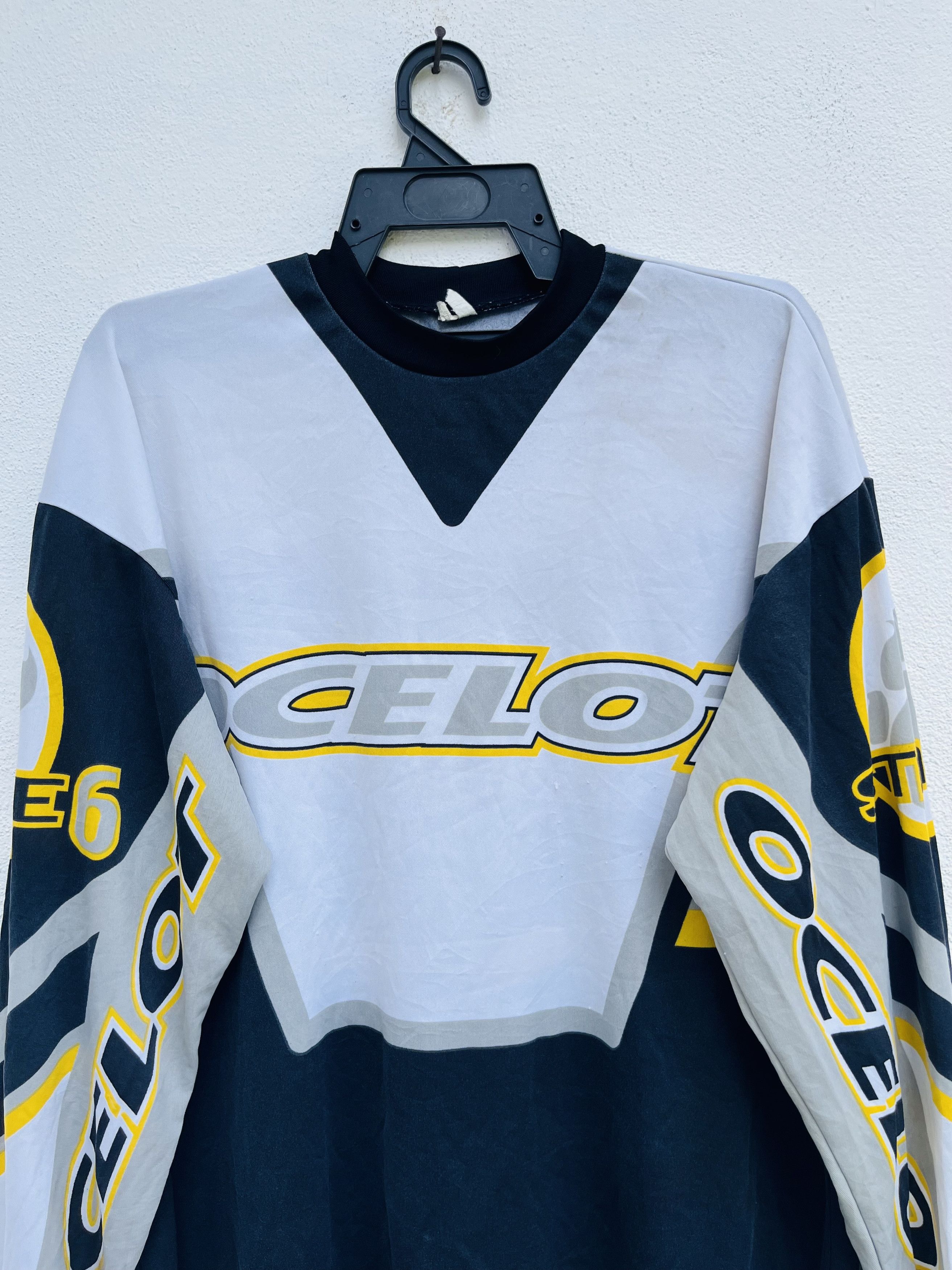 Japanese Brand Vintage Ocelot Stage 6 Motorcross Outdoor Shirt Size US L / EU 52-54 / 3 - 3 Thumbnail