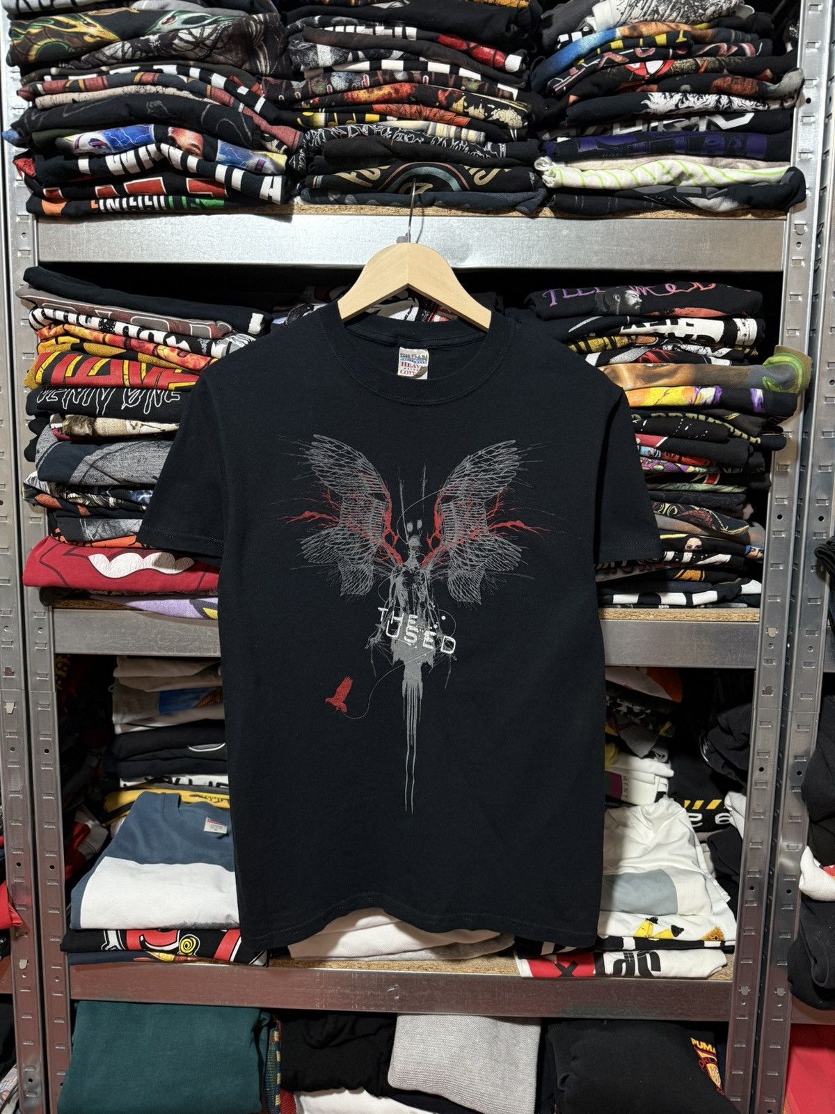 Vintage Vintage 2000’s The Used Rock Band Tour Retro T-Shirt Y2K Size US S / EU 44-46 / 1 - 1 Thumbnail