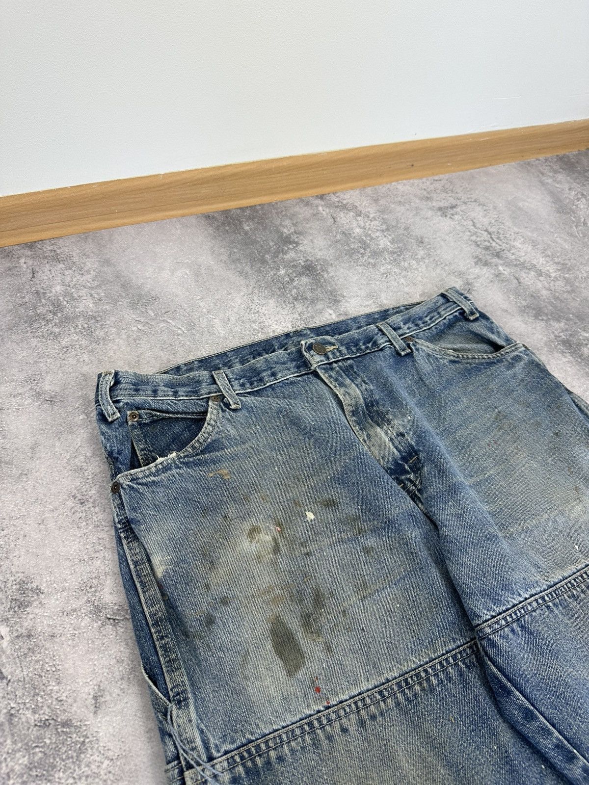 Dickies Vintage Dickies Double Knee Distressed USA Baggy Work Pants Size US 36 / EU 52 - 7 Thumbnail