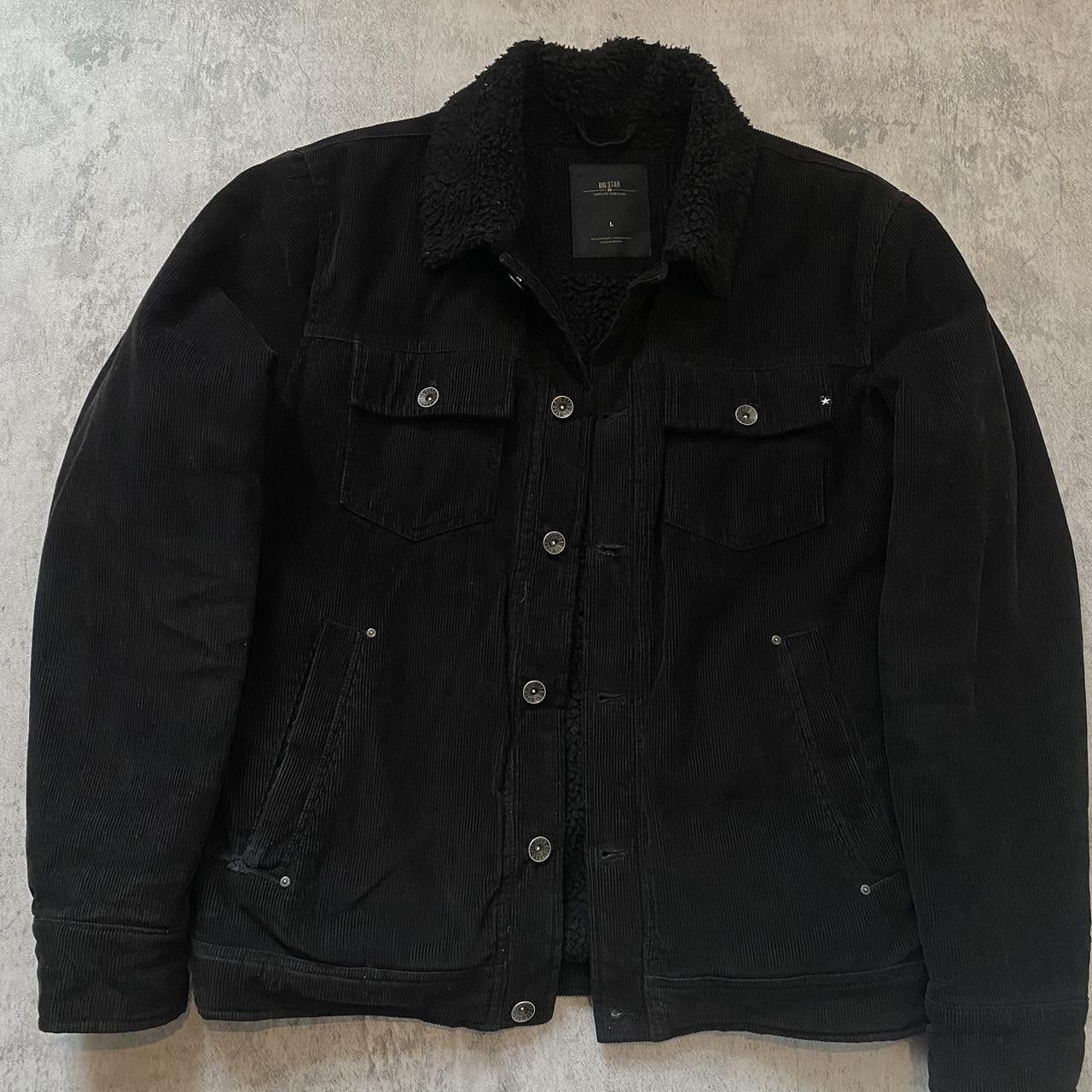 Other Black Big Star Sherpa corduroy jacket with a Size US L / EU 52-54 / 3 - 1 Thumbnail