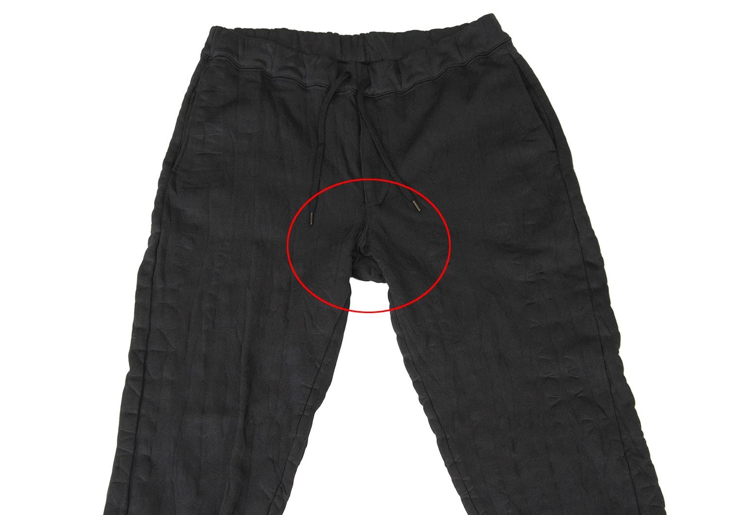 Issey Miyake Poly-Cotton Shibori Track Pants in Black Size 3 Size US 34 / EU 50 - 2 Thumbnail