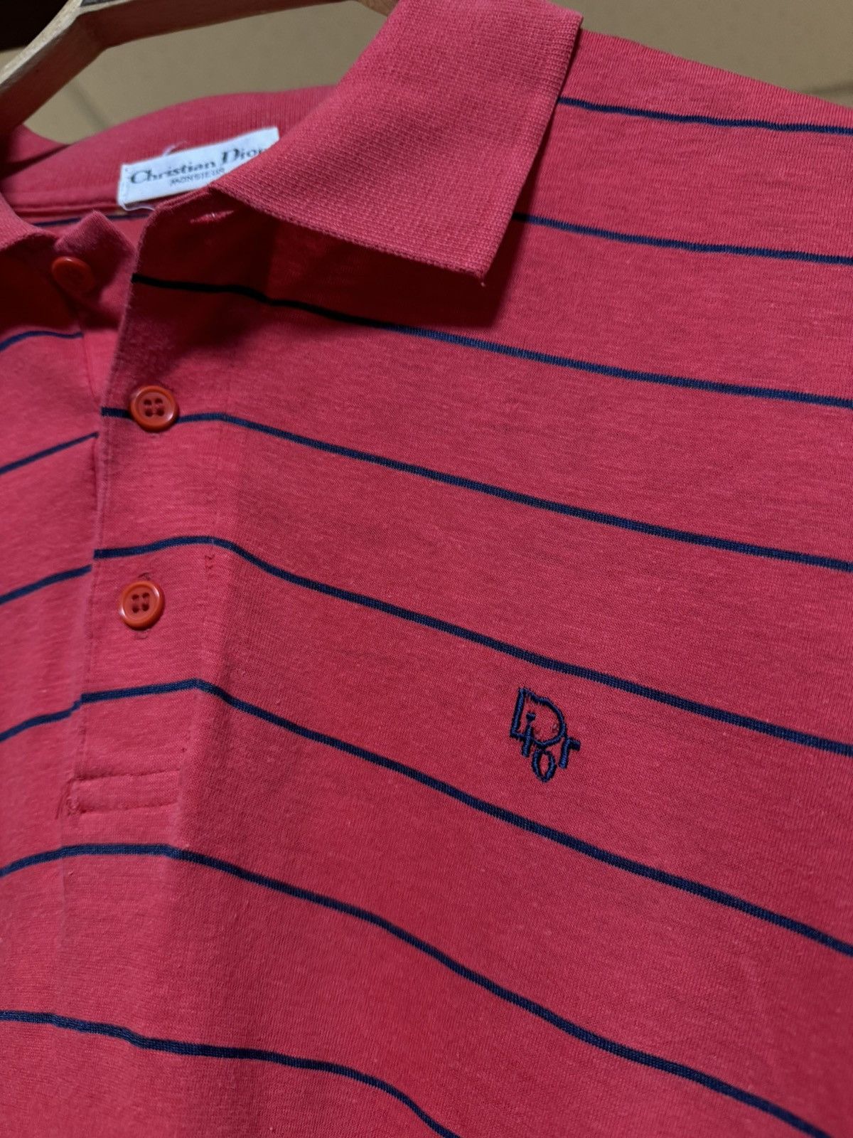 Christian Dior Monsieur Vintage Striped Christian Dior Polos Tee Size US M / EU 48-50 / 2 - 4 Thumbnail