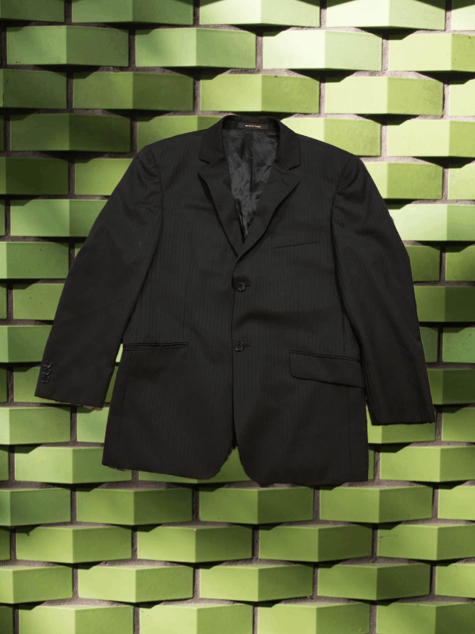 Vintage black Blazer Y2K Balmain streetwear luxury