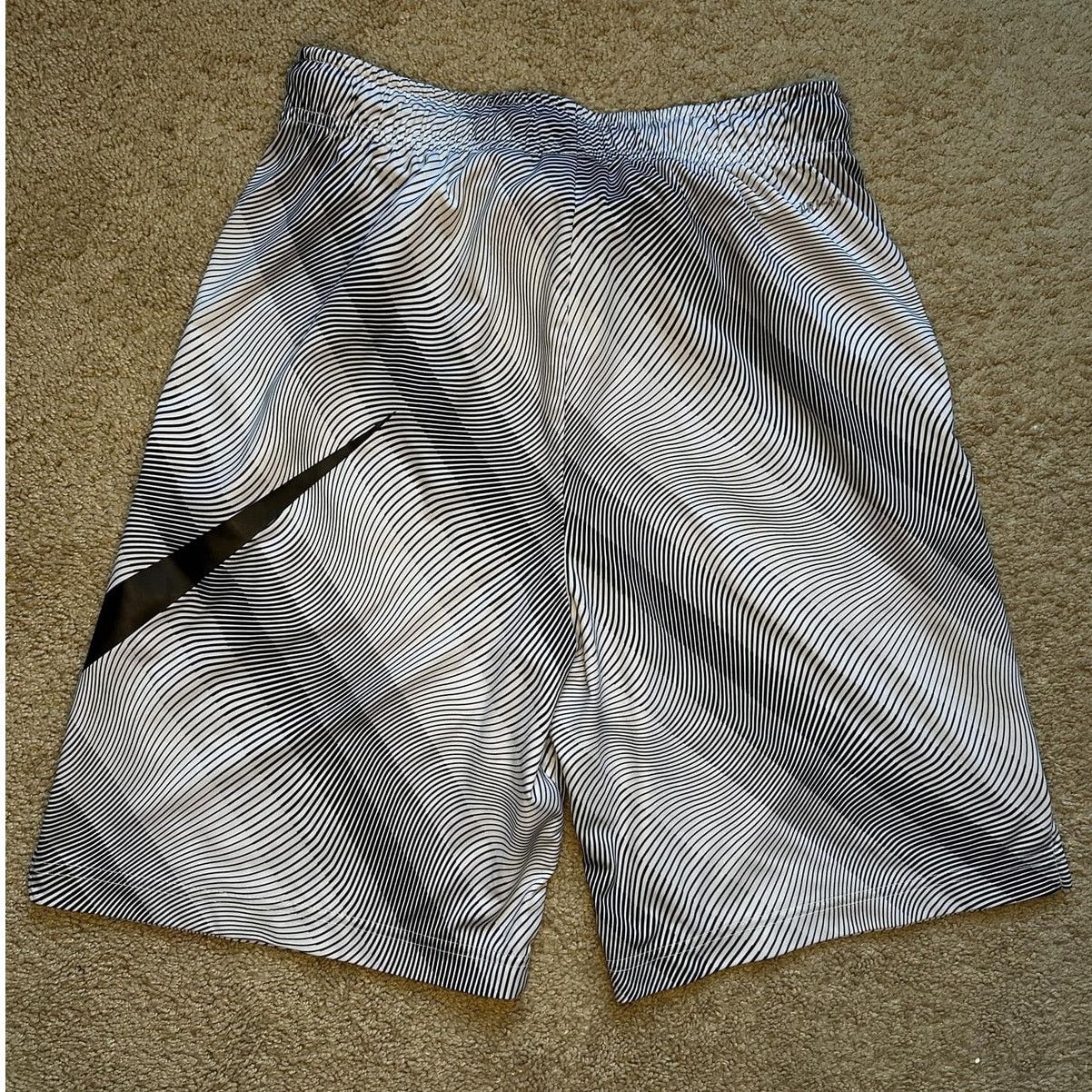 Nike Nike Dri-Fit Linear Flow Training Shorts White/Black Men's M Size US 32 / EU 48 - 3 Thumbnail