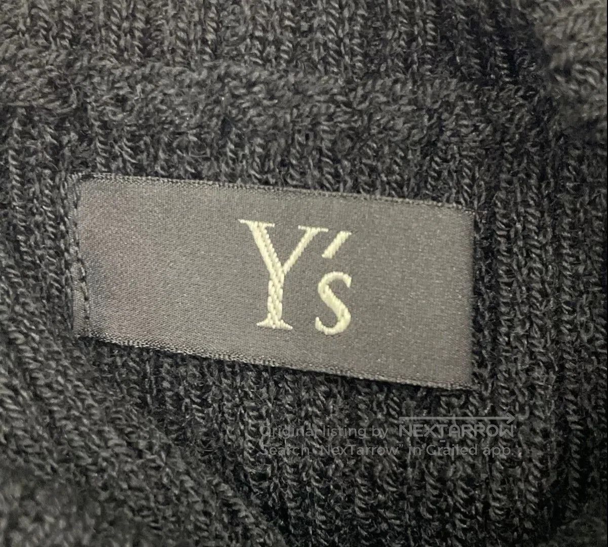 Yohji Yamamoto Y's Wise Black Wool Turtleneck Knit Top. Size M / US 6-8 / IT 42-44 - 5 Thumbnail