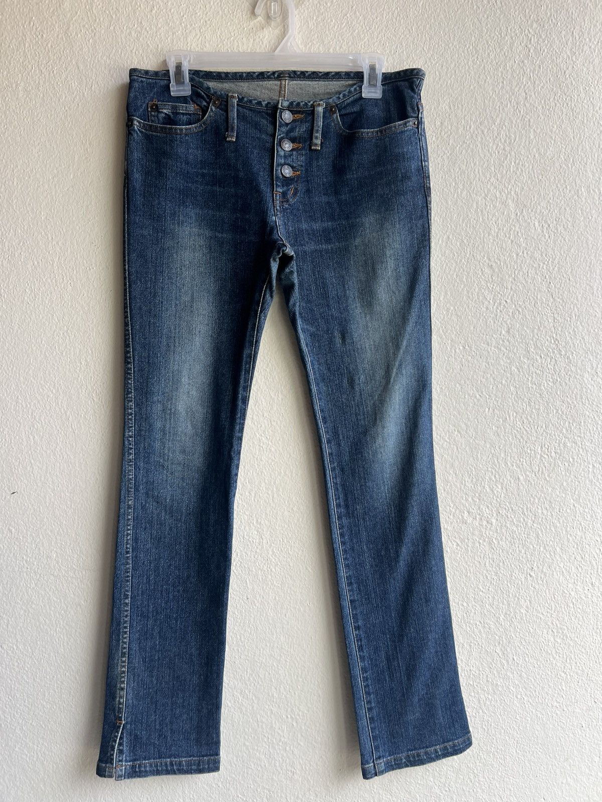 Hysteric Glamour Vintage Hysteric Glamour Waistless Dirty Mud Denim Jeans Size 31" - 2 Thumbnail