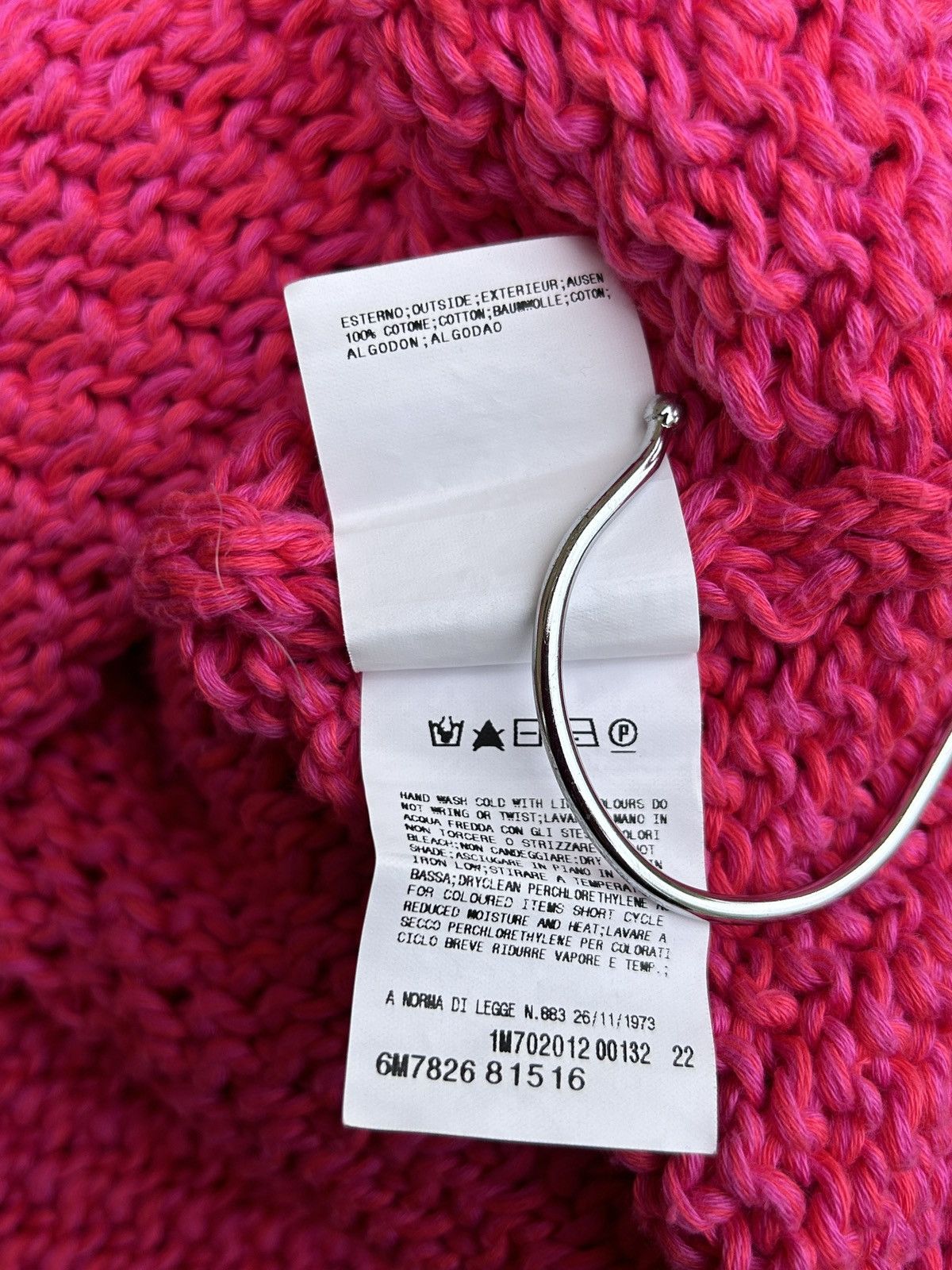 Balmain Pierre Balmain Knitwear 100% Cotton Sweater In Pink Size M / US 6-8 / IT 42-44 - 9 Thumbnail