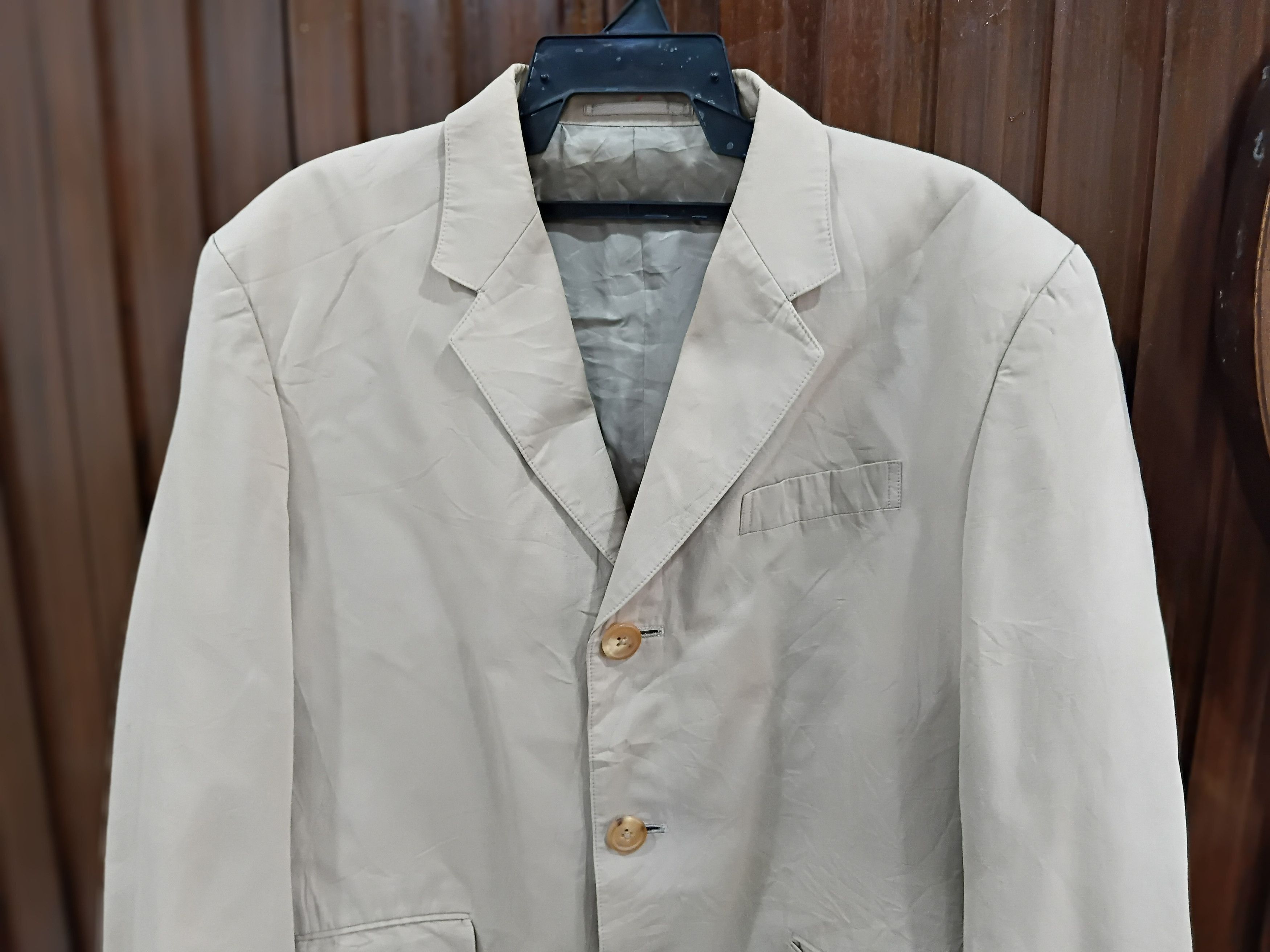 Yohji Yamamoto Vintage Yohji Y's For Man Long Trench Coat Jacket Size US M / EU 48-50 / 2 - 2 Thumbnail