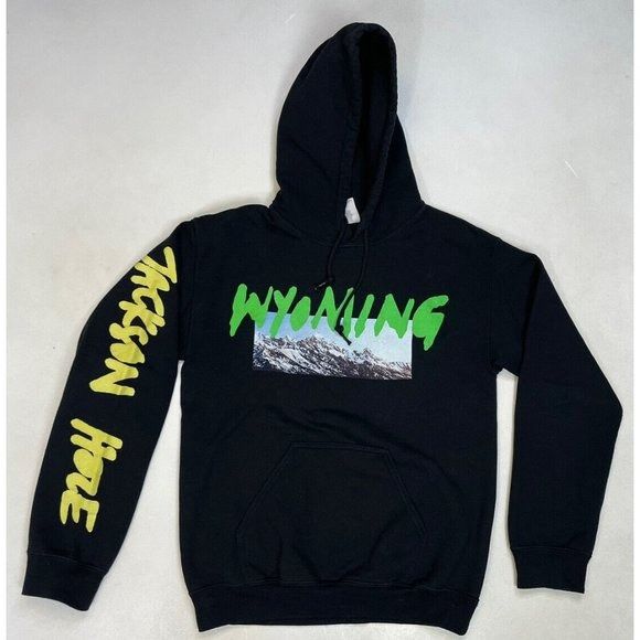 image of Kanye West Album Listening Party 2018 Wyoming Hoodie Small in Black, Men's