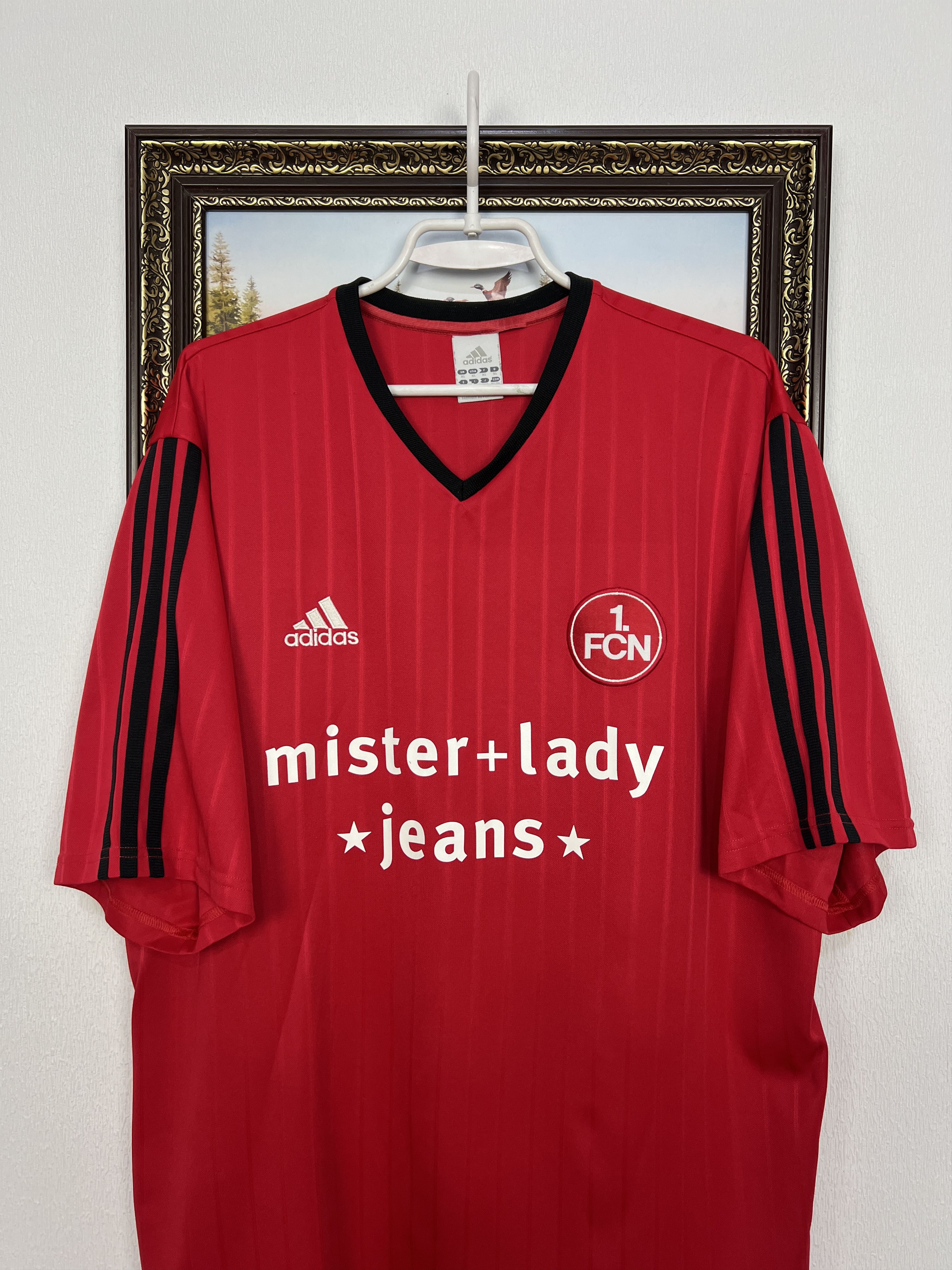 Adidas Nurnberg Home football shirt 2004 Soccer Adidas Jersey Size US XL / EU 56 / 4 - 2 Thumbnail