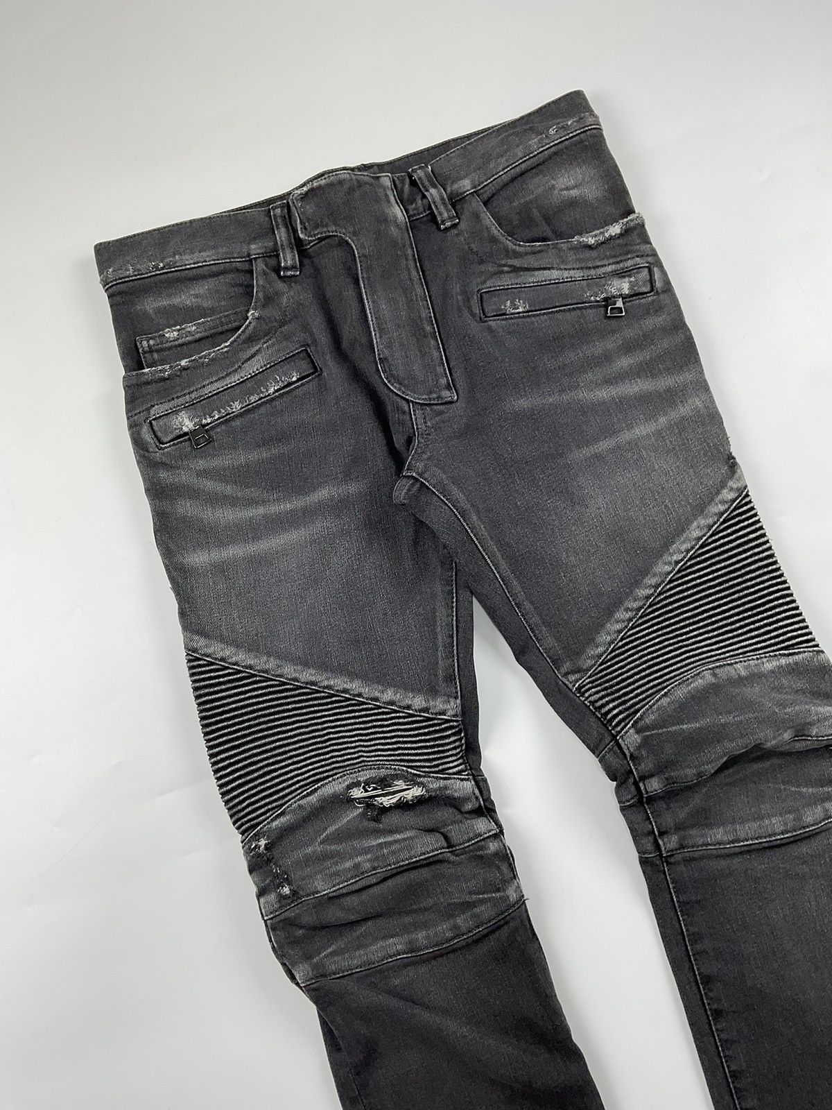 Balmain Balmain S/S'14 Biker Pants Size US 28 / EU 44 - 3 Thumbnail