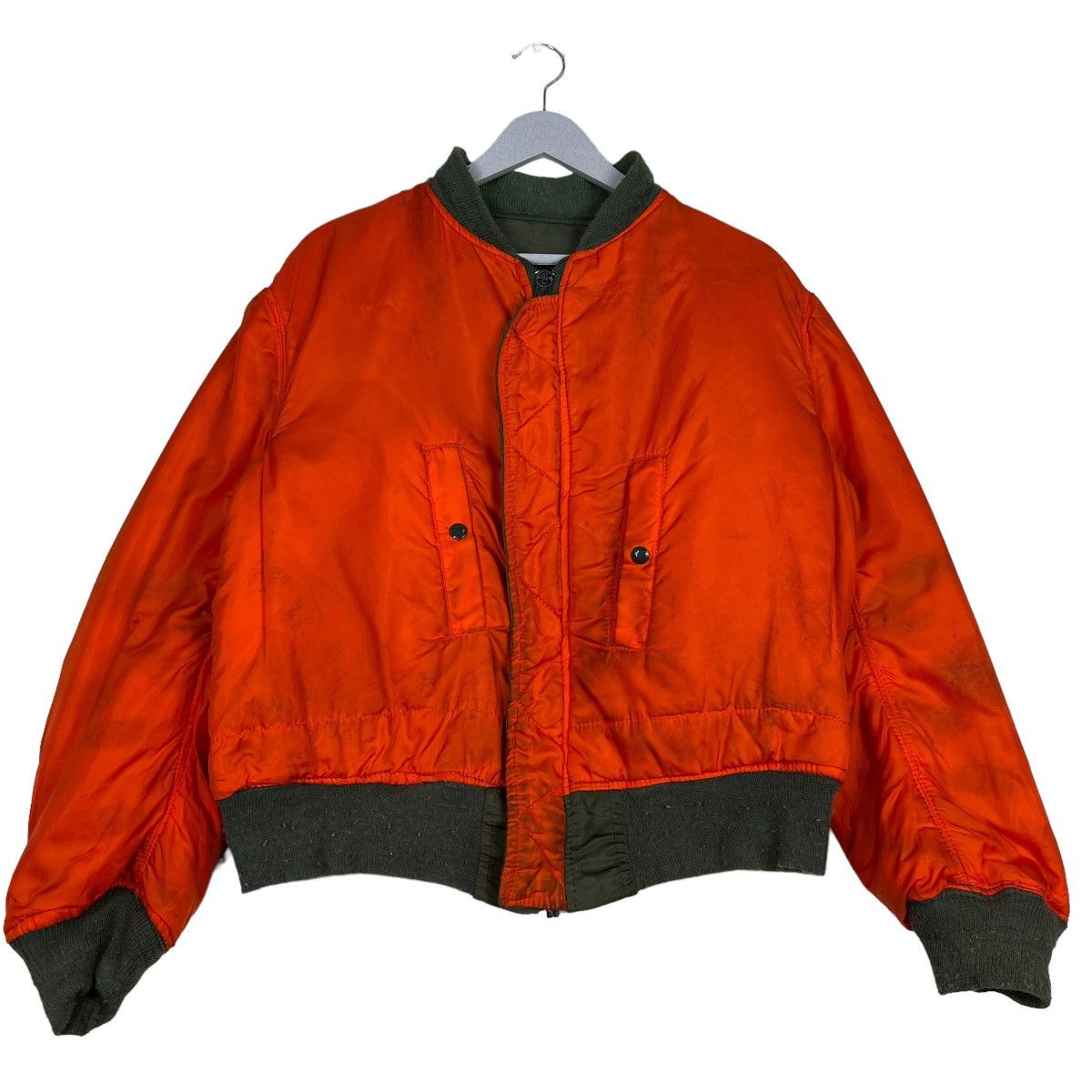 Alpha Industries 🔥 RIOT RIOT VINTAGE MA1 ALPHA REVERSIBLE BOMBER JACKET Size US L / EU 52-54 / 3 - 14 Thumbnail