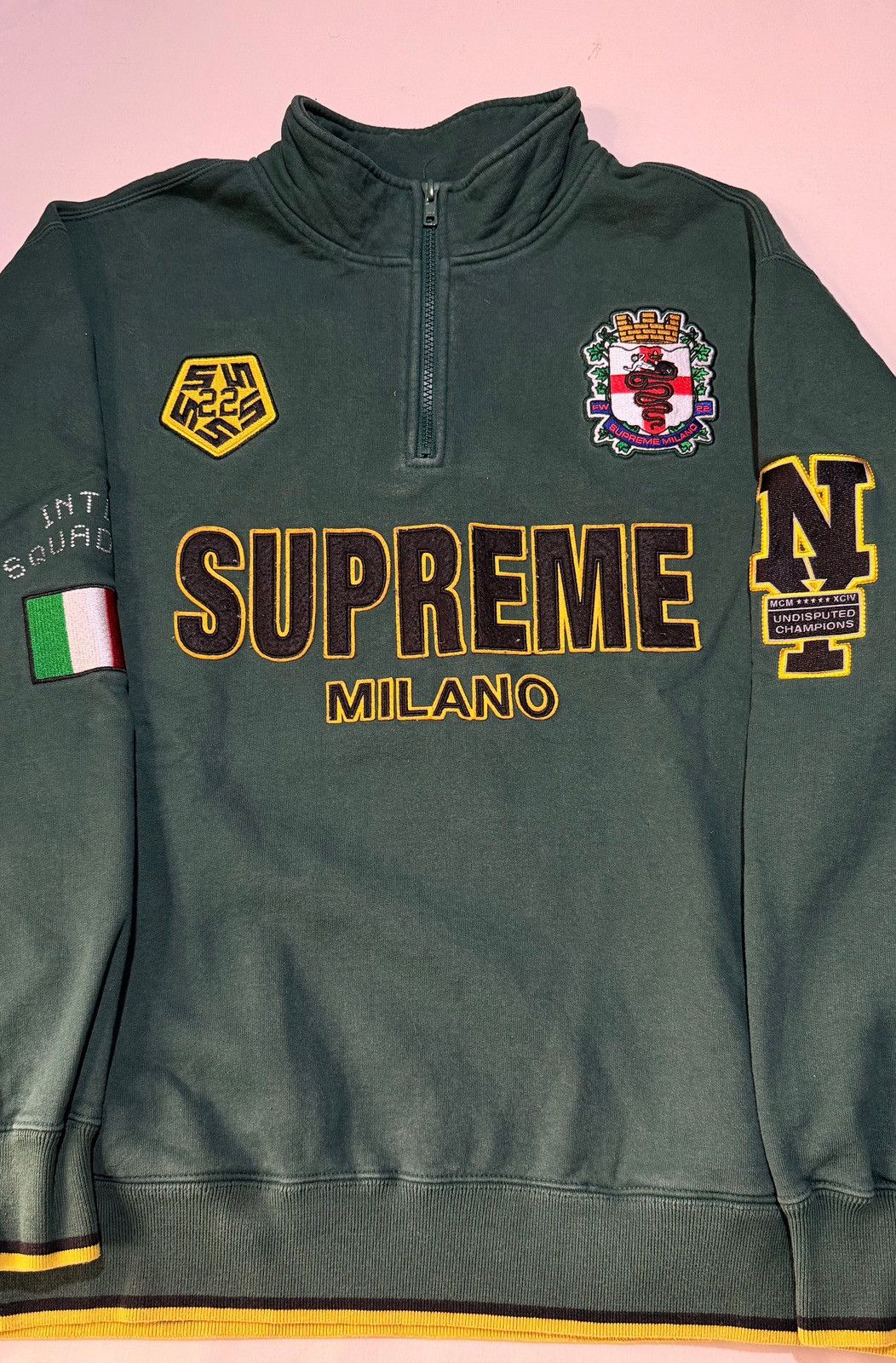 Supreme Supreme Floral Small Box Half Zip Pullover | Grailed
