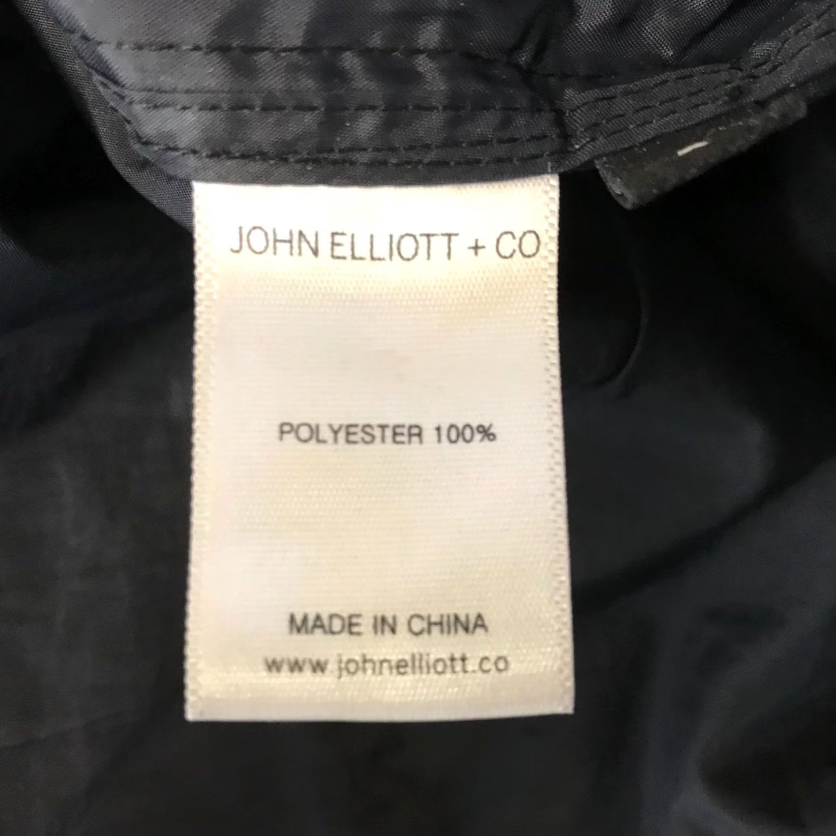 John Elliott VINTAGE JOHN ELLIOT + CO Jacket Womens 2 Black Hooded Full Zip Lightweight Coat Size XS / US 0-2 / IT 36-38 - 7 Thumbnail