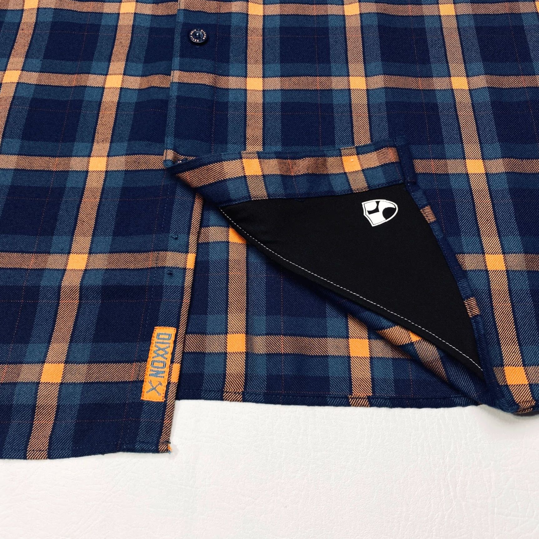Vintage Dixxon Flannel Shirt Mens 4XL High Five Blue Orange Plaid Button Up Long Sleeve Size US XXL / EU 58 / 5 - 5 Thumbnail