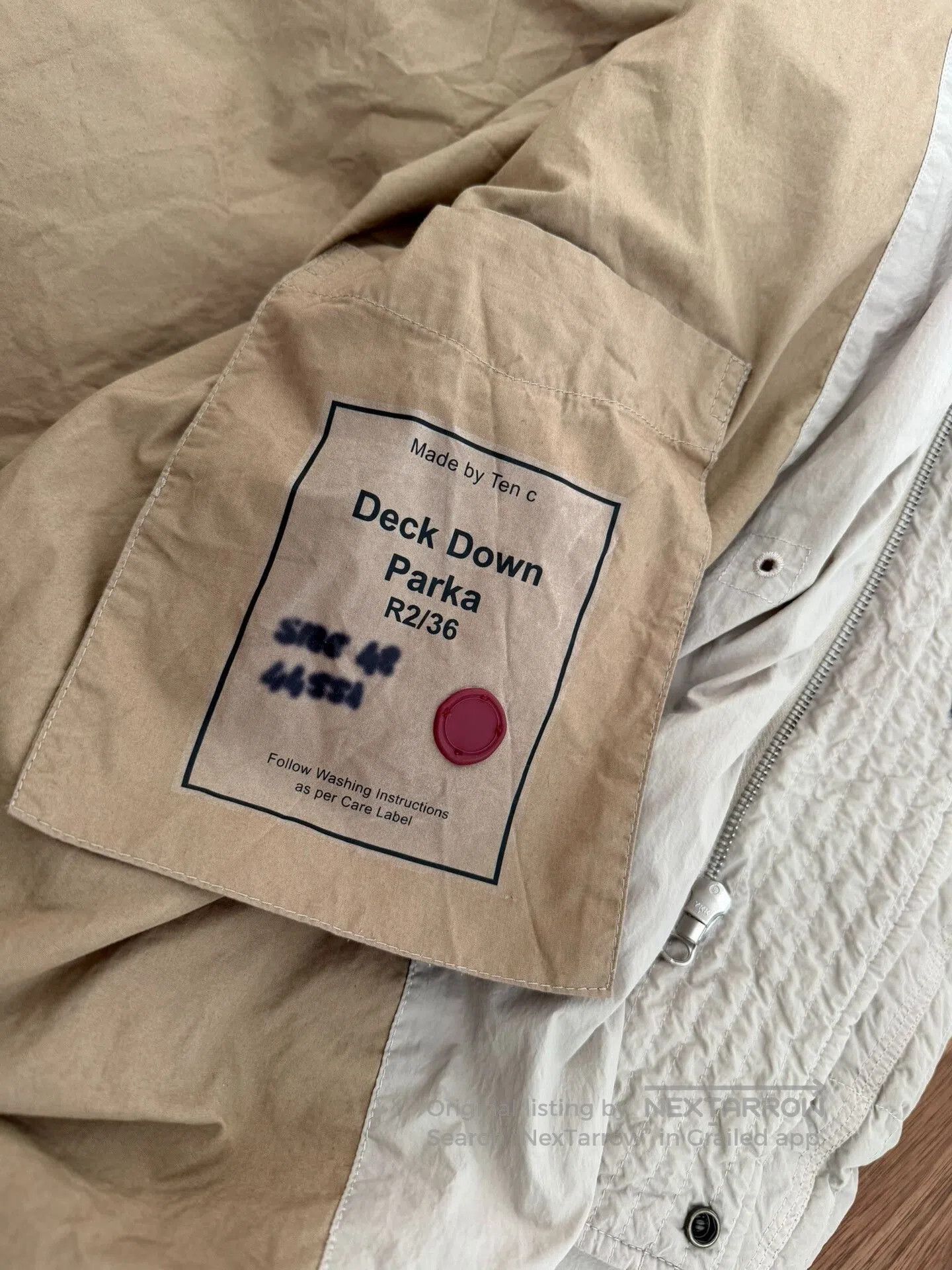 Ten C Ten C Deck Down Parka Jacket. Size US M / EU 48-50 / 2 - 4 Thumbnail