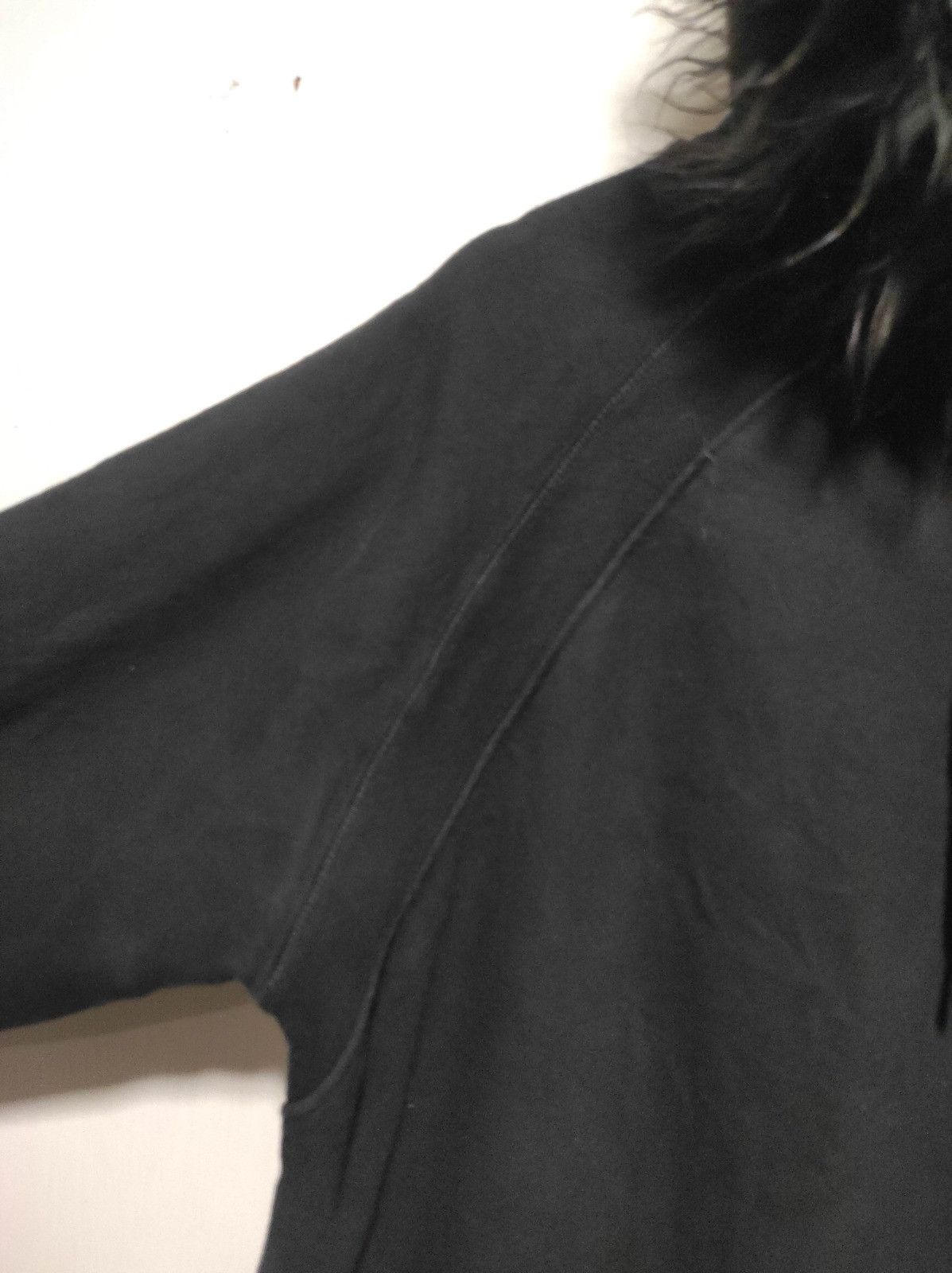 Japanese Brand Crystal black fur hoodie ifsix LGB style Size US S / EU 44-46 / 1 - 4 Thumbnail