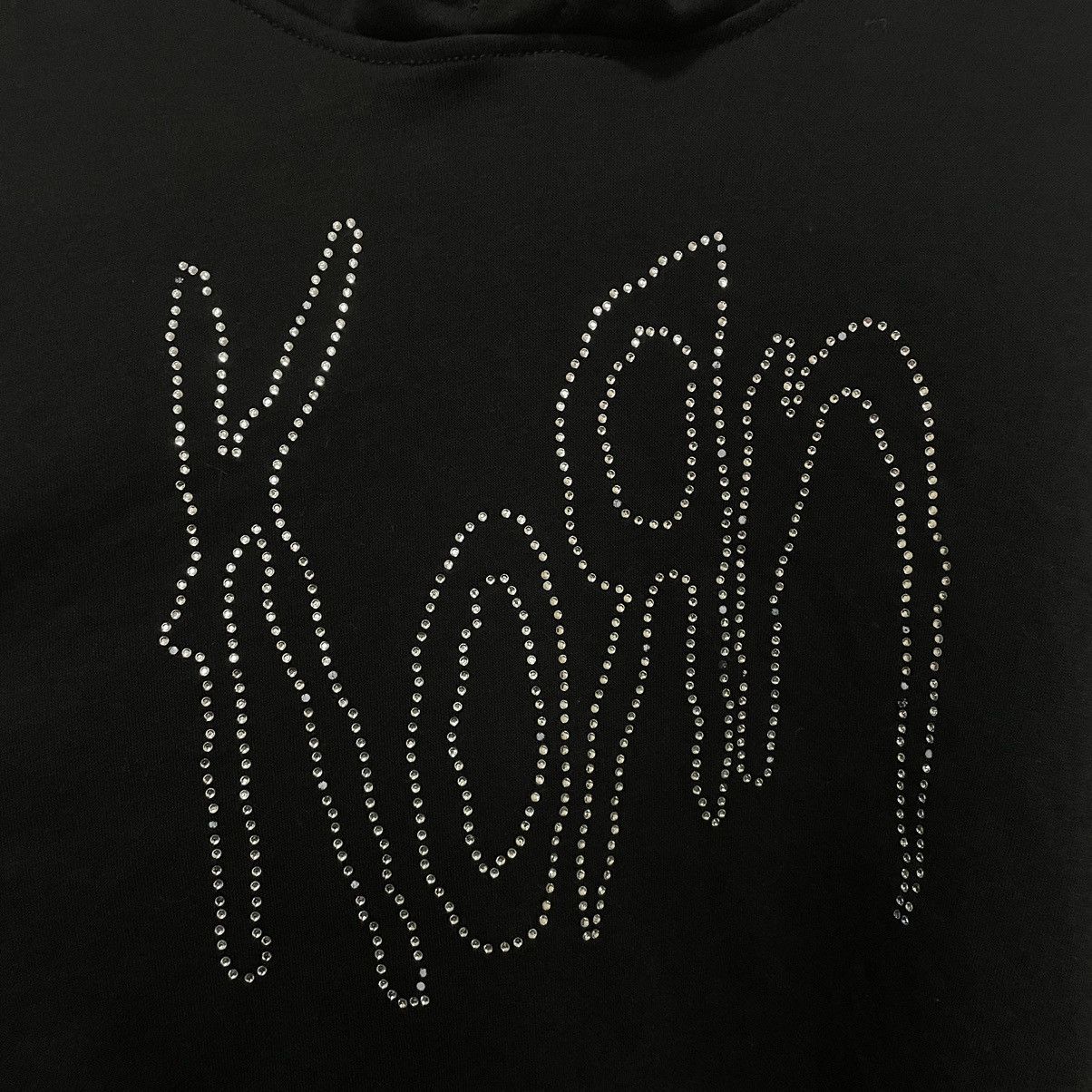 Band Tees Korn rhinestones The Leader Album Nu Metal Band Hoodie hoode Size US XS / EU 42 / 0 - 2 Thumbnail