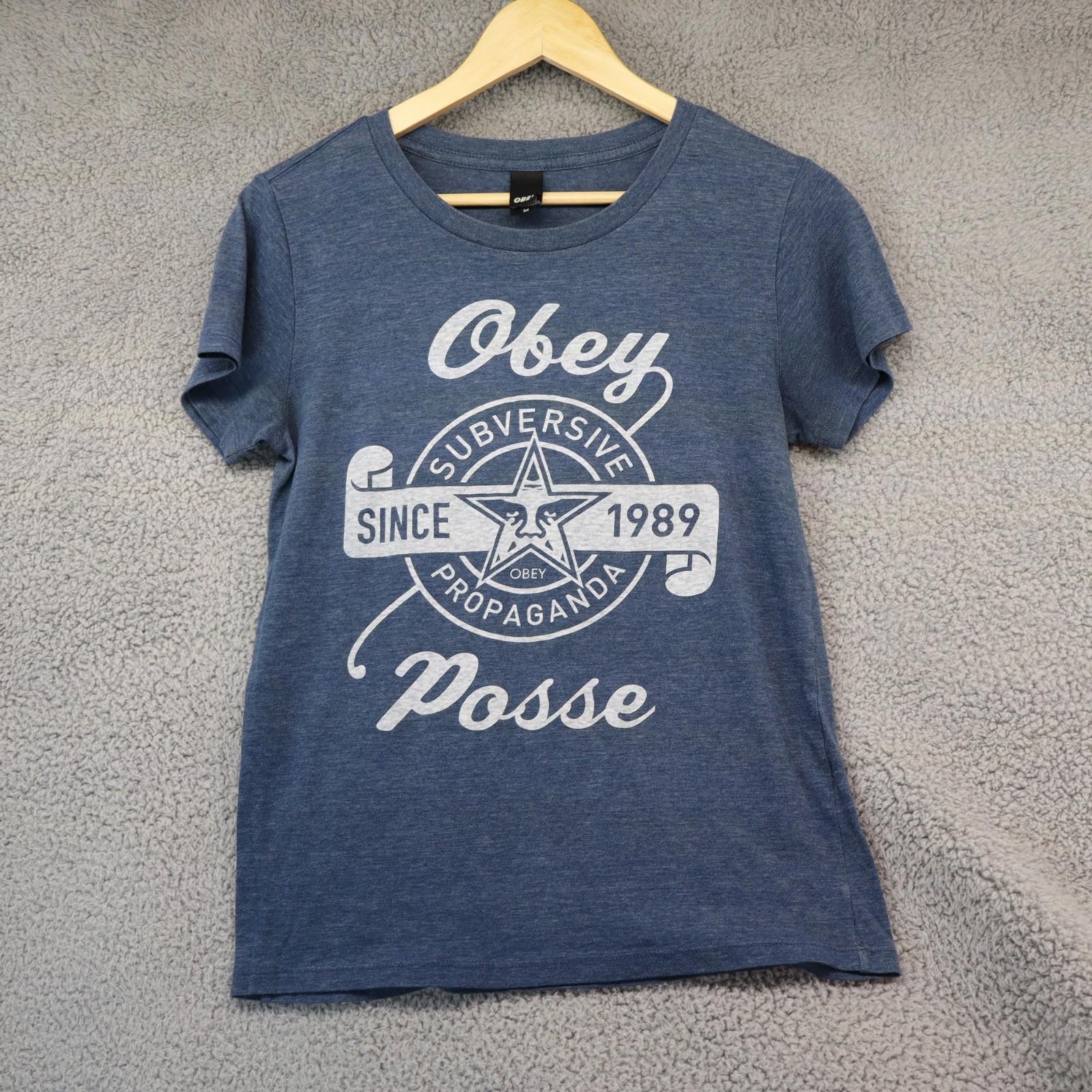 Obey Vtg Womens Obey Propaganda Made USA Shirt Medium Size M / US 6-8 / IT 42-44 - 2 Thumbnail