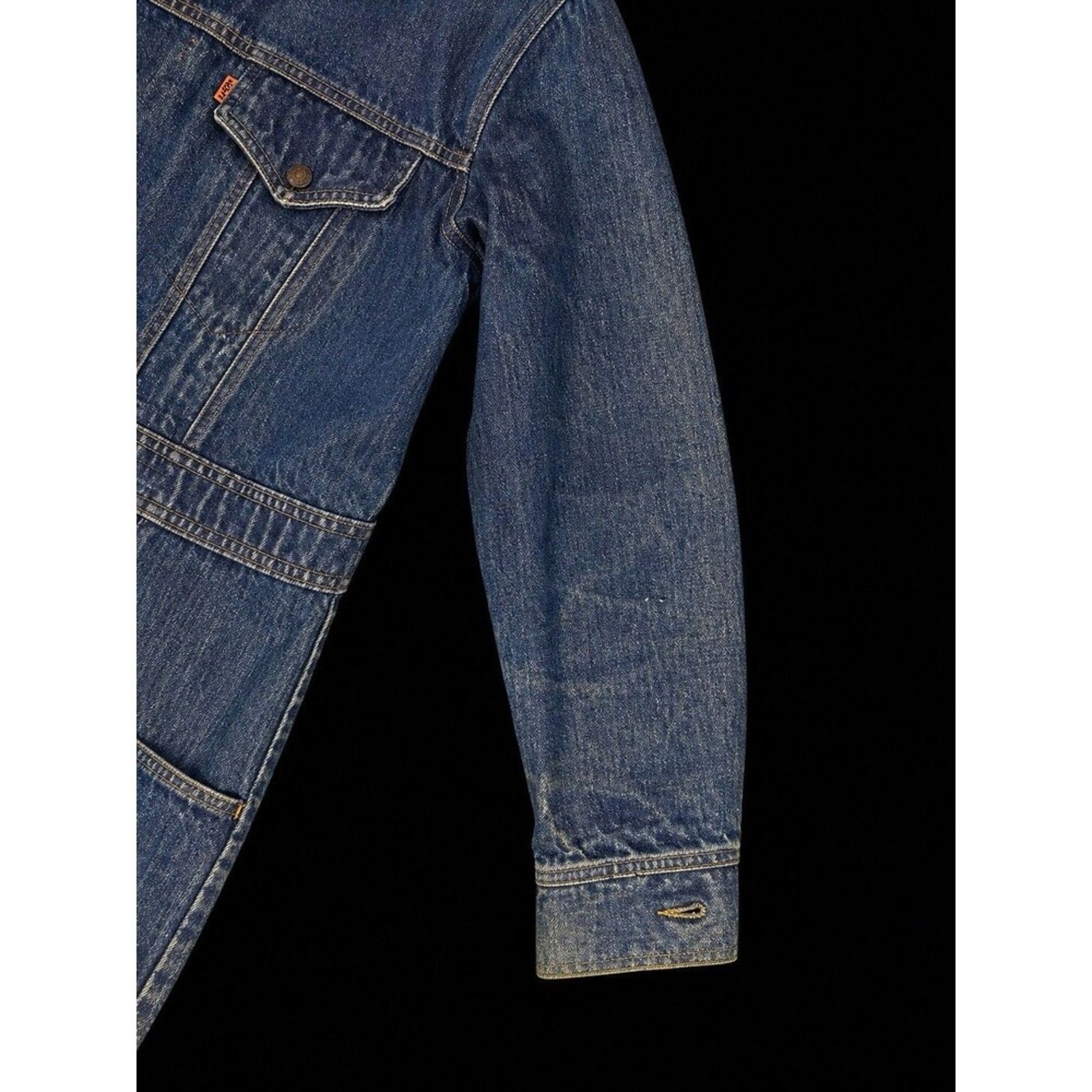 Levi's Vintage 70s Levi’s Orange Tab Denim Chore Bush Jacket Large Size US L / EU 52-54 / 3 - 8 Thumbnail