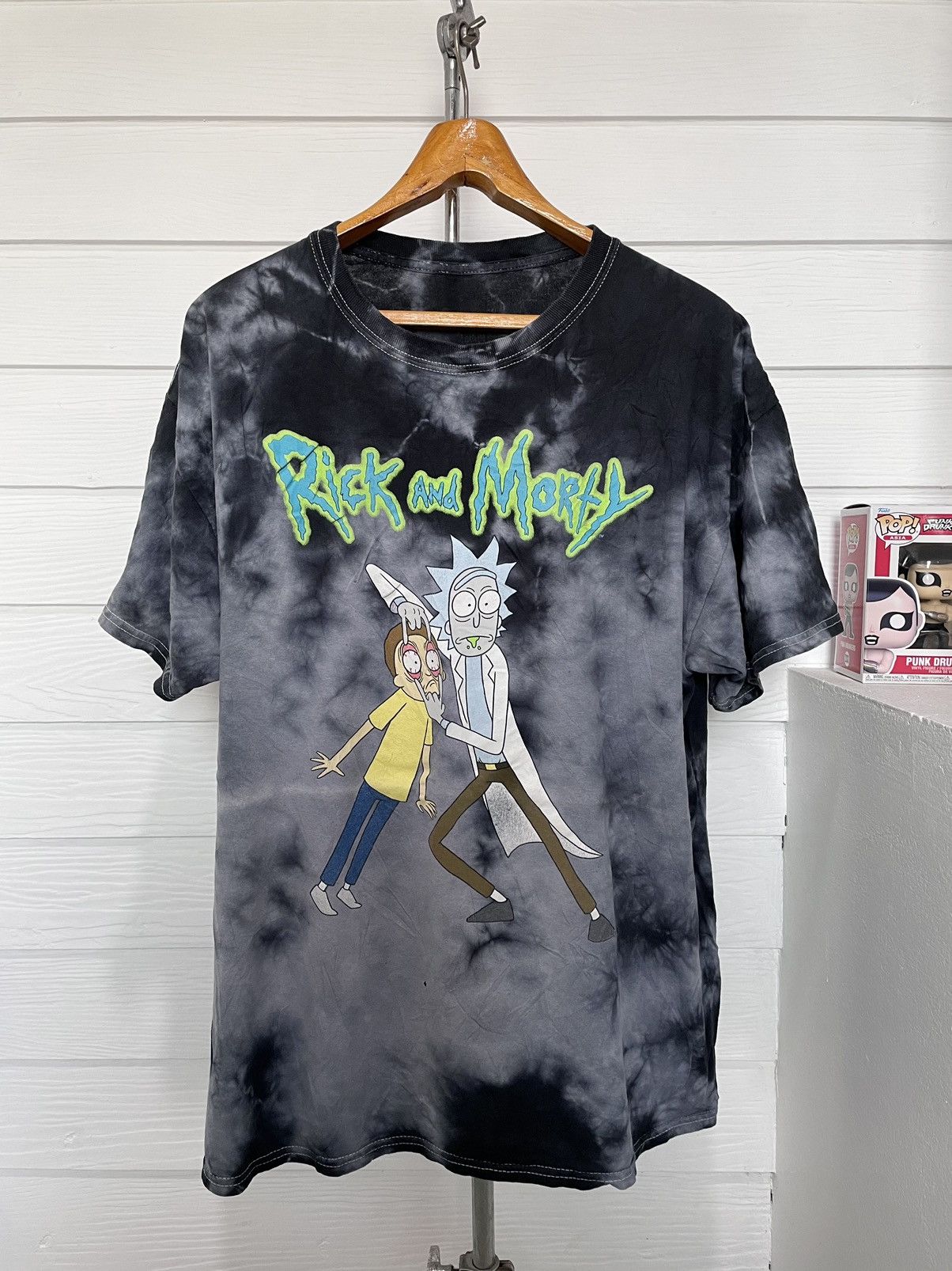 Vintage RICK AND MORTY TIE DYE Size US XL / EU 56 / 4 - 1 Thumbnail