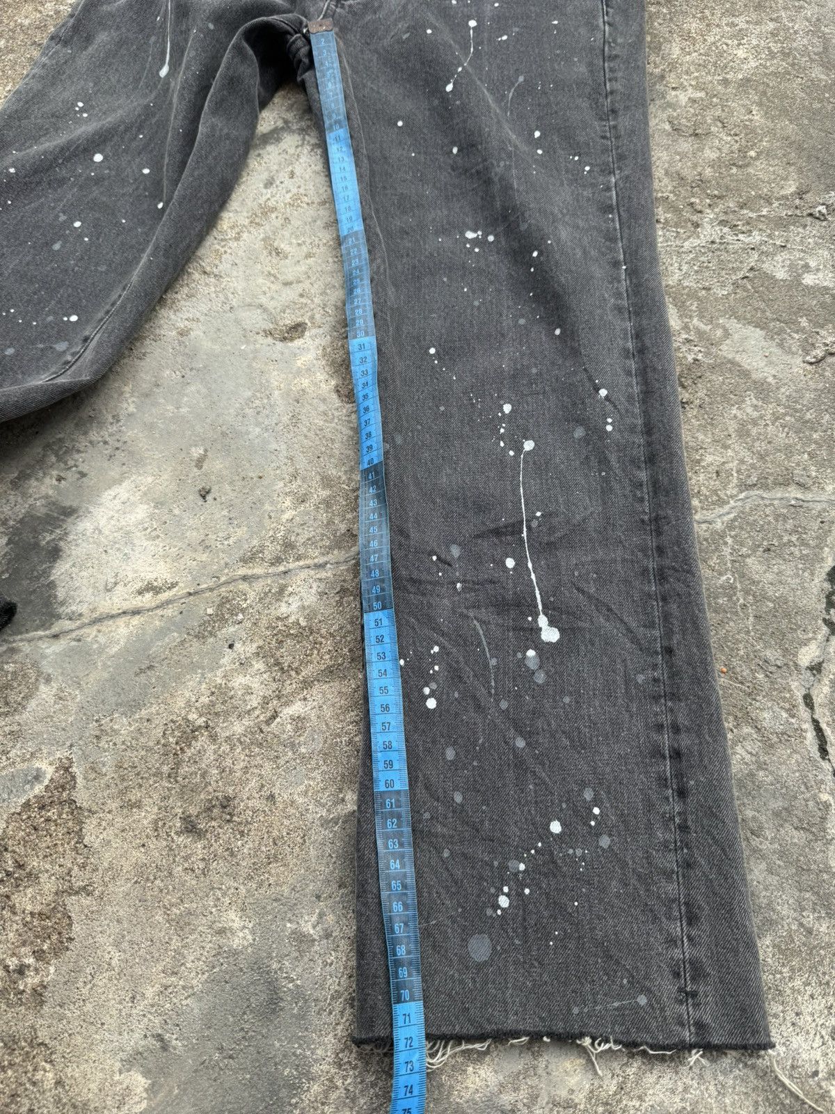 TONYWACK TONYWACK DENIM PAINTED PANTS CUT STYLED Size US 32 / EU 48 - 8 Thumbnail